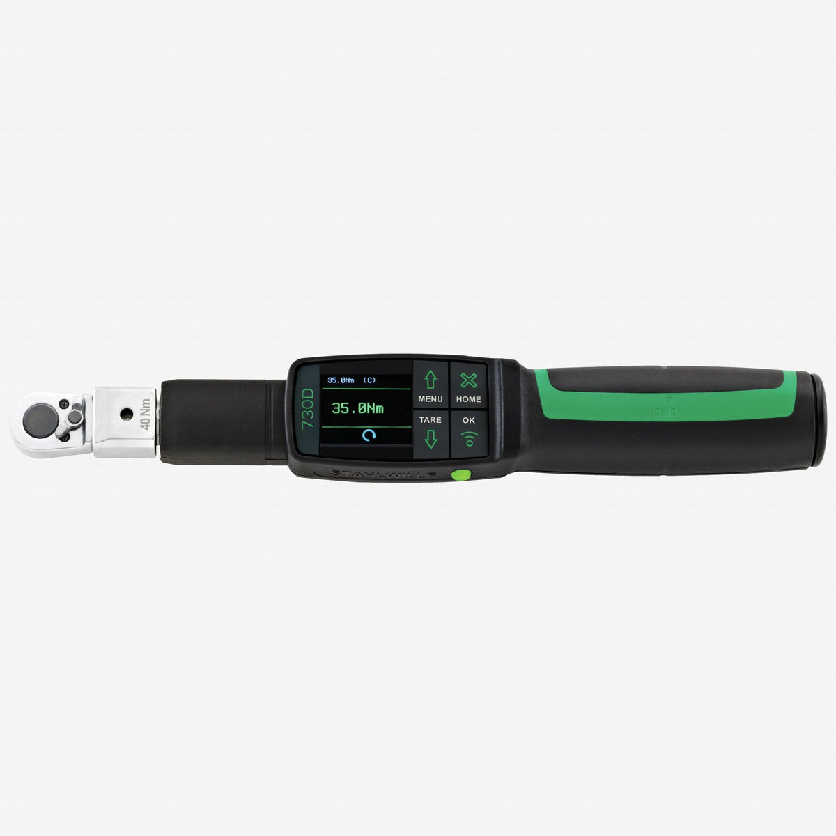 Stahlwille MANOSKOP 730DR/4 eClick Electromechanical Torque Wrench with 1/4" Ratchet Insert, 4 - 40 Nm - ST96501204 - KC Tool