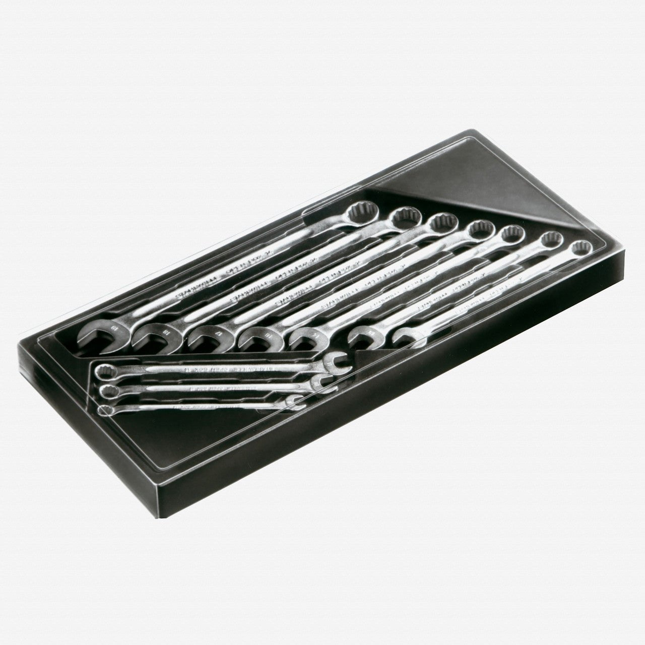 Stahlwille OPEN BOX 14/10KT Combination Spanner Set, Long, Metric, 8 - 19mm, 10 Pieces - ST96401007 - KC Tool