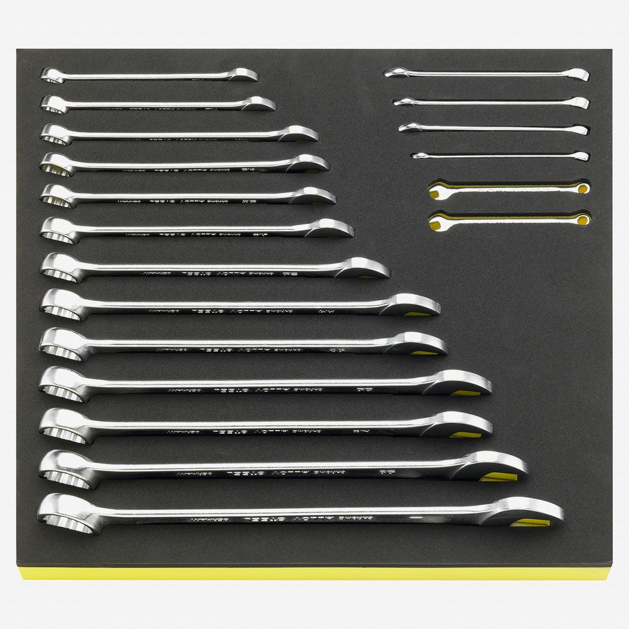 Stahlwille OPEN BOX TCS 13a/19 Combination SAE Wrench Set in TCS Inlay, 3/16" - 1", 19 Pieces - ST96838778 - KC Tool
