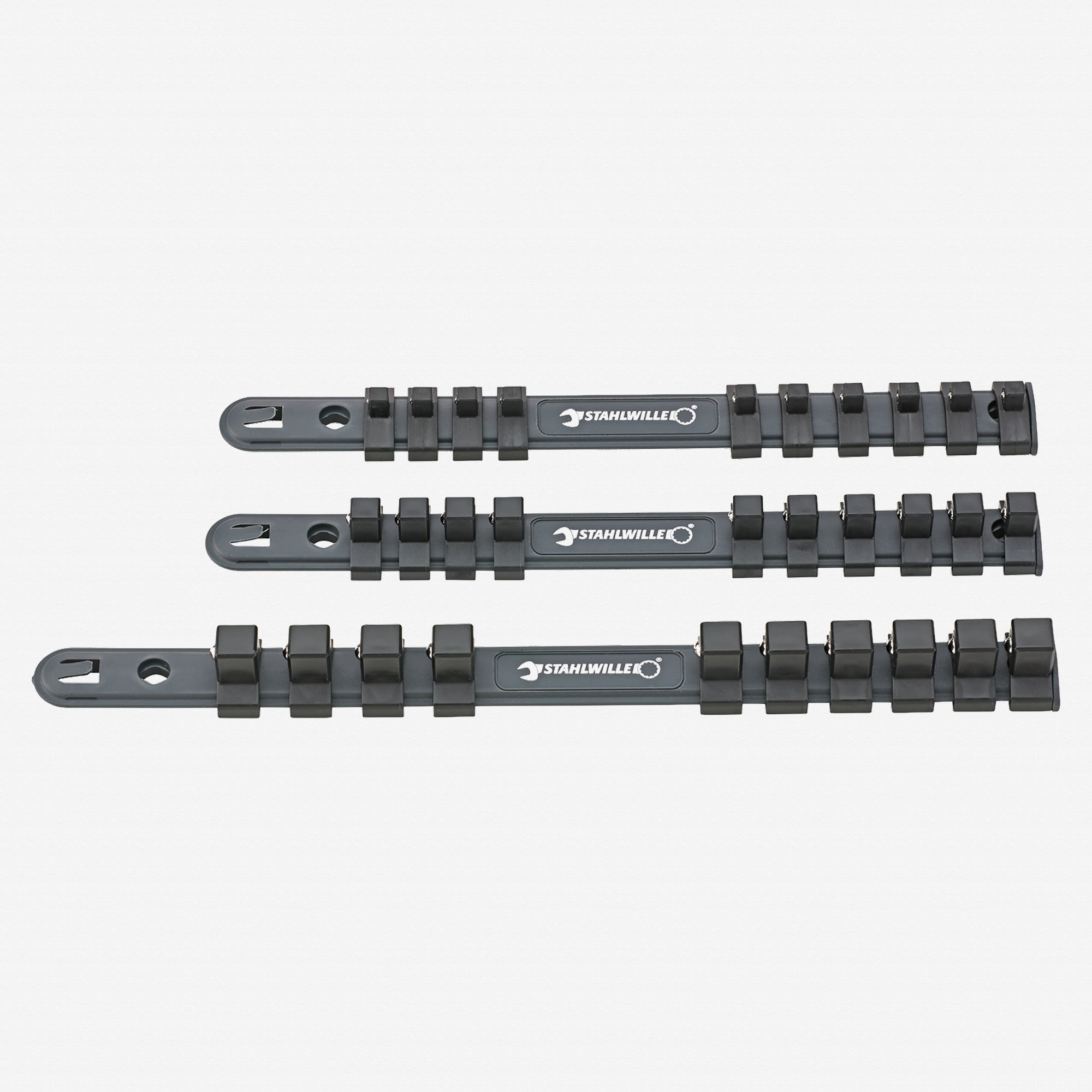 Stahlwille Plastic Socket Strip Set, 3 Pieces, Empty - ST96003010 - KC Tool