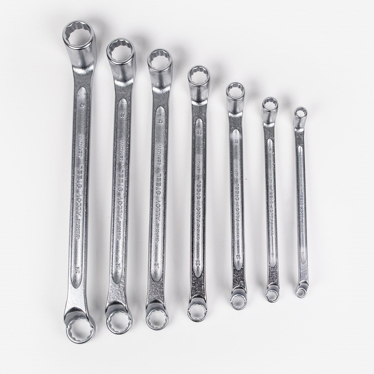 Stahlwille STABIL 20/7N Double - ended Ring Spanner Set, Metric, 6 - 19 mm, 7 Pieces - ST96410408 - KC Tool