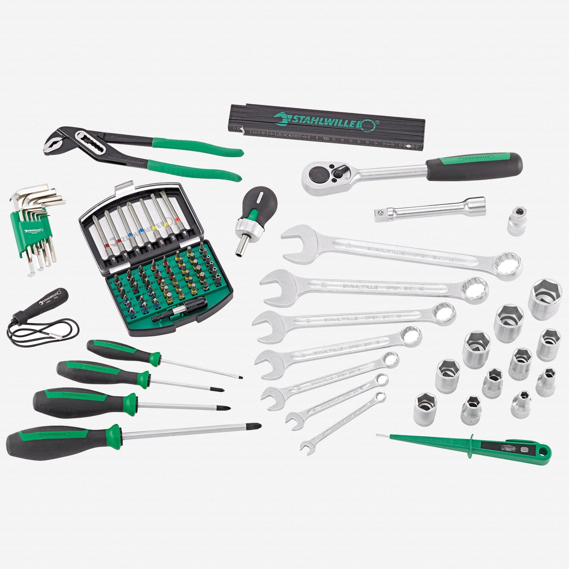 Stahlwille STW L-BOXX Basisset Universal Tool Set in L-Boxx, 96 Pieces - ST97830700 - KC Tool