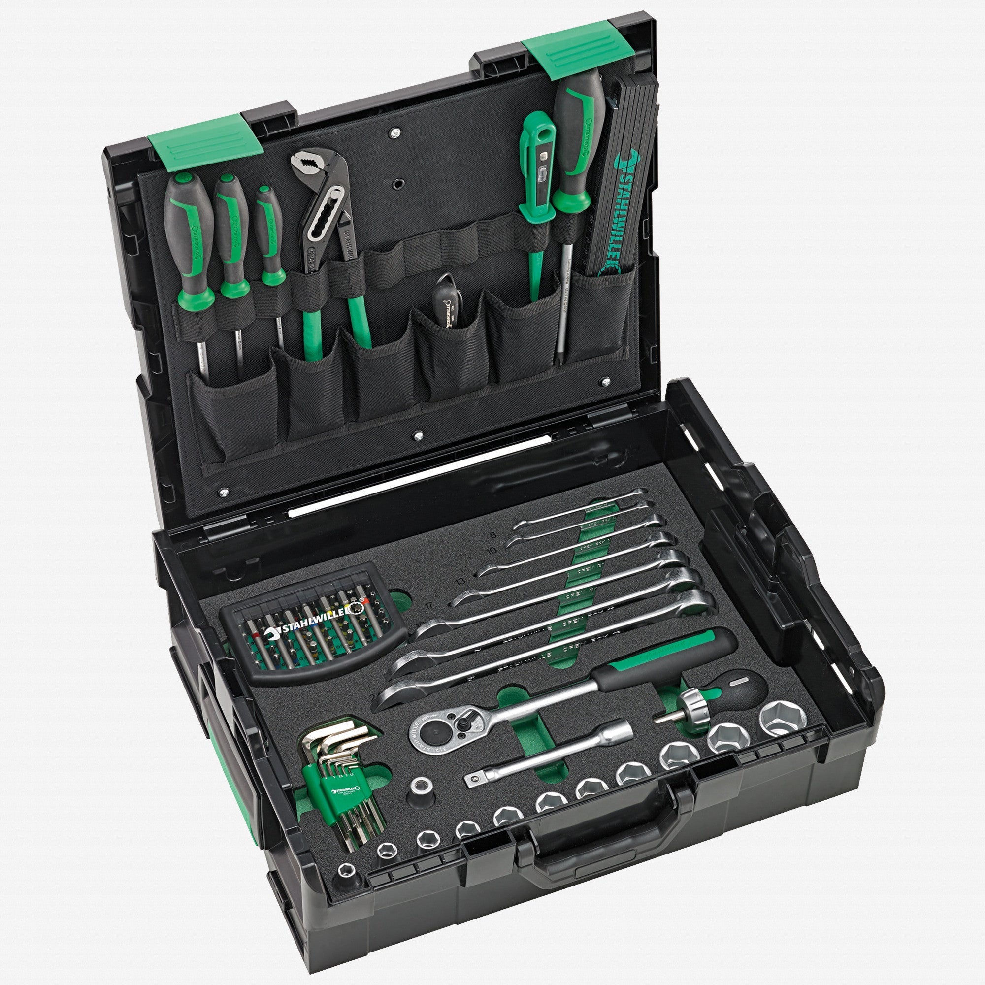 Stahlwille STW L-BOXX Basisset Universal Tool Set in L-Boxx, 96 Pieces - ST97830700 - KC Tool