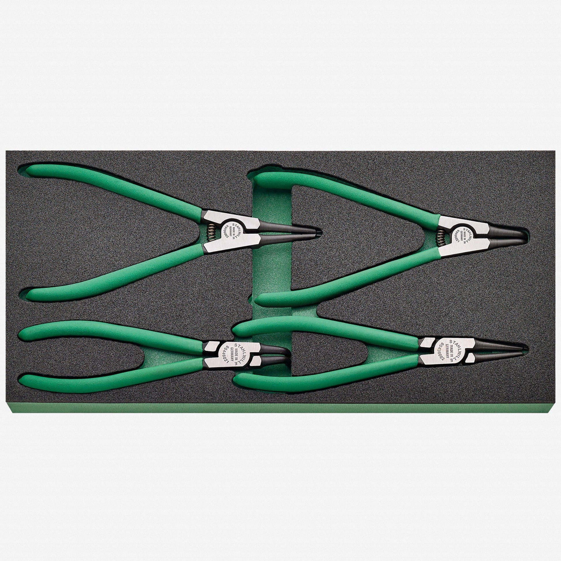 Stahlwille TCS 10 821/4 Circlip Pliers Set in Foam Inlay, 5 Pieces - ST96830273 - KC Tool