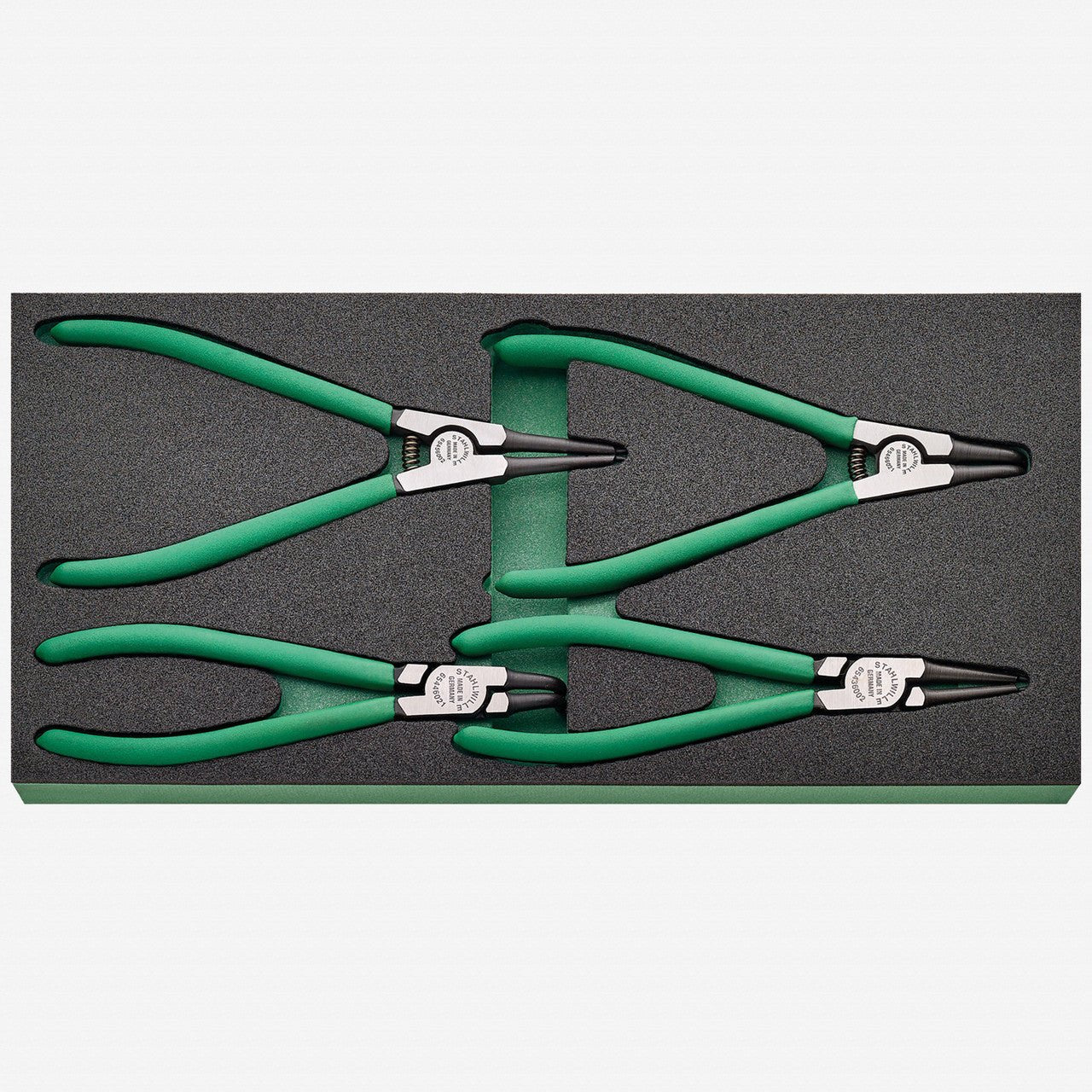 Stahlwille TCS 10 821/4 Circlip Pliers Set in Foam Inlay, 5 Pieces - ST96830273 - KC Tool