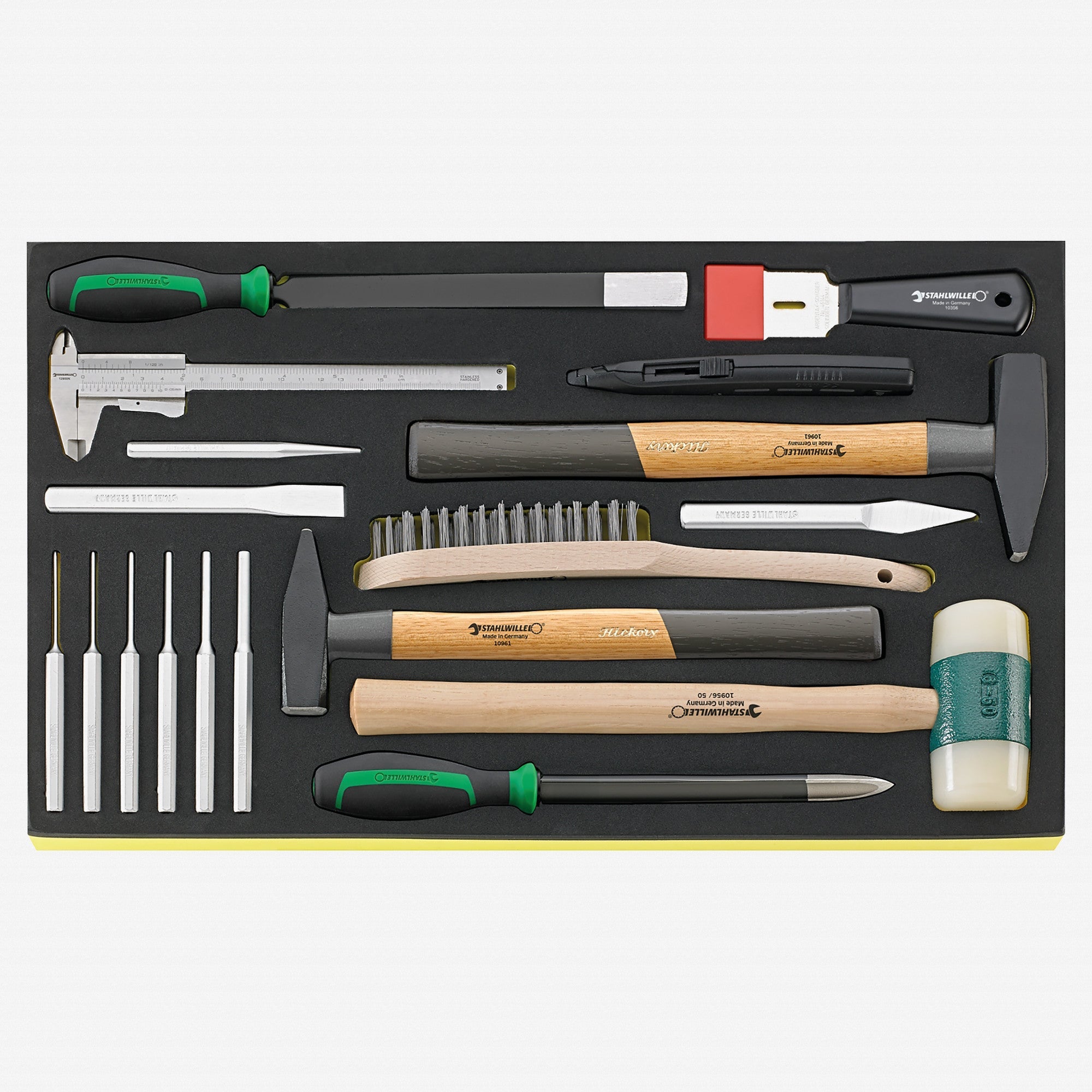 Stahlwille TCS 102-108/10956/10960/18 Metalworking Set in TCS Inlay, 18 Pieces - ST96830620 - KC Tool