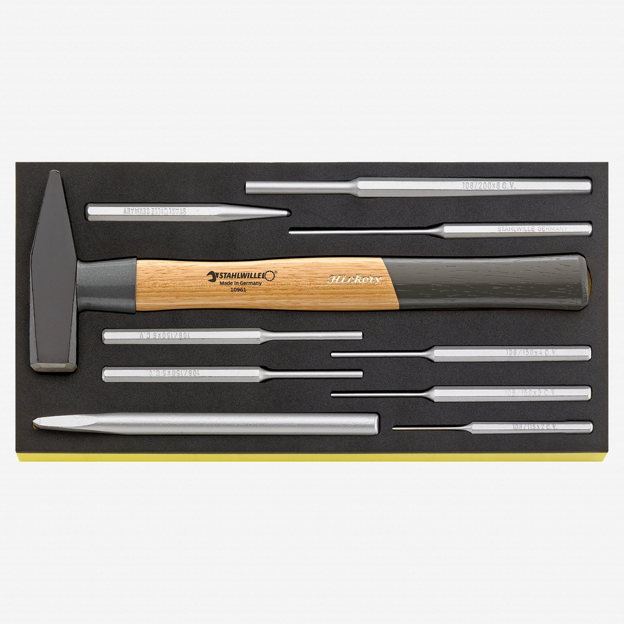 Stahlwille TCS 102-108/10960/10 Striking Tool Set in TCS Inlay, 10 Pieces - ST96830361 - KC Tool