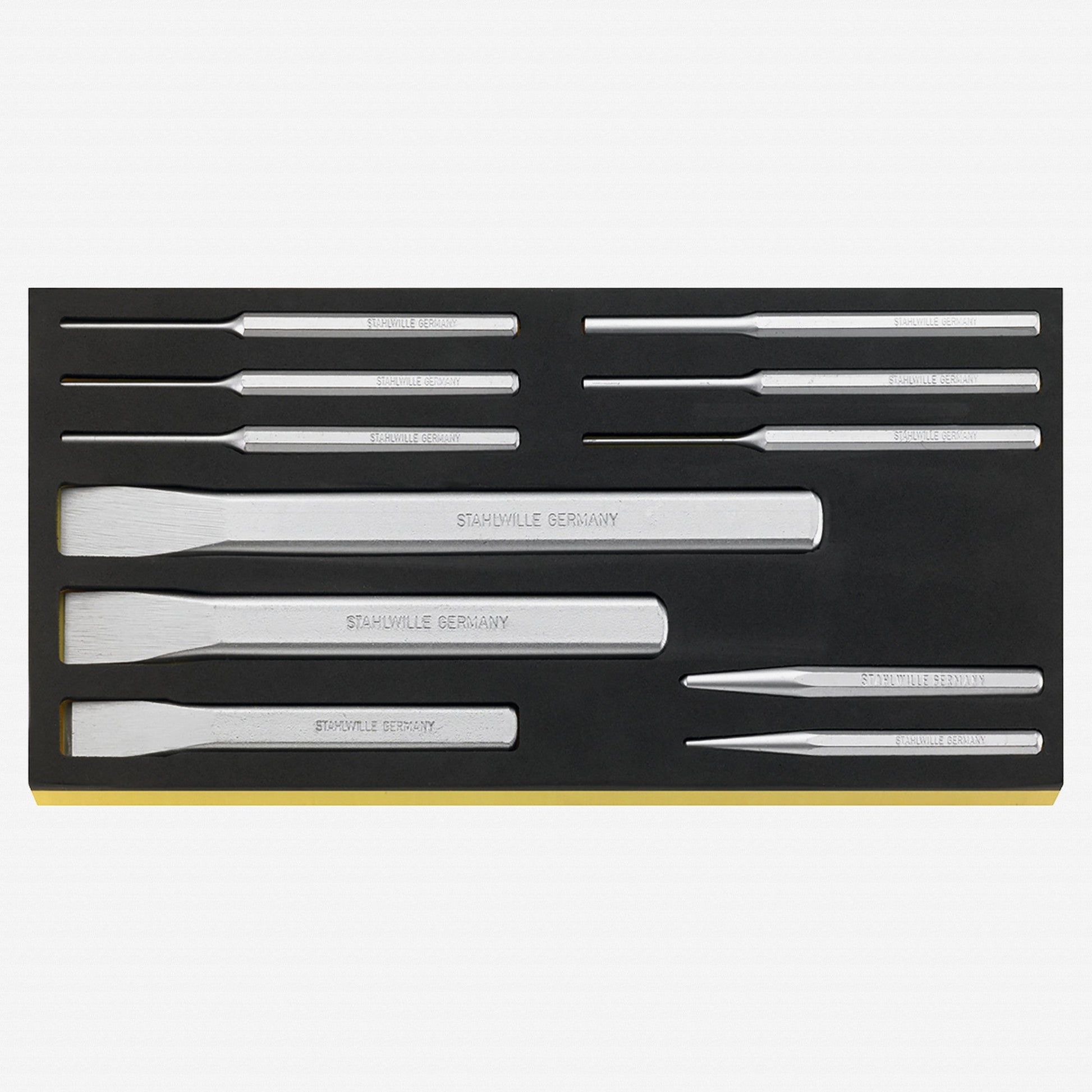 Stahlwille TCS 102-108/11 Chisel and Punch Set in TCS Inlay, 11 Pieces - ST96838754 - KC Tool