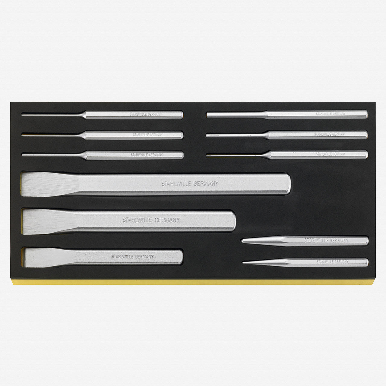 Stahlwille TCS 102 - 108/11 Chisel and Punch Set in TCS Inlay, 11 Pieces - ST96838754 - KC Tool