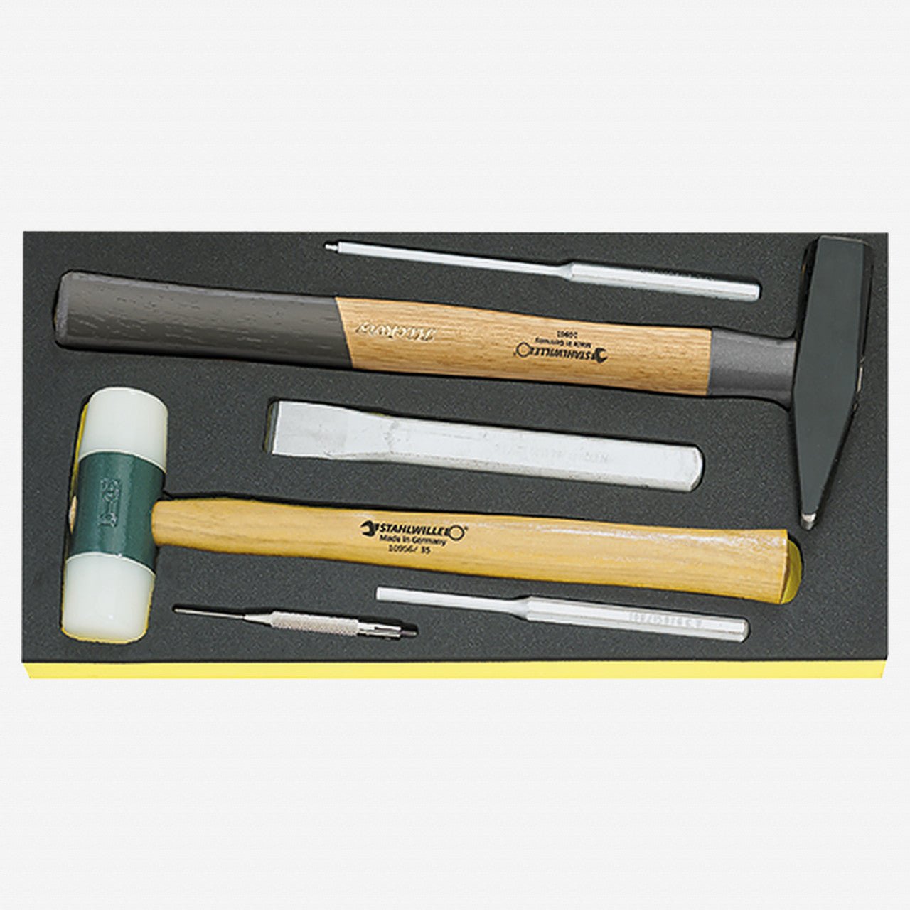 Stahlwille TCS 102 - 109/10956/10960/6 Striking Tool Set in TCS Inlay, 6 Pieces - ST96838181 - KC Tool
