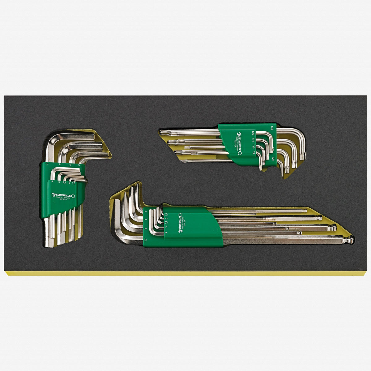 Stahlwille TCS 10760-10771/26 Metric Hex and TORX® L-keys in TCS Inlay - ST96838788 - KC Tool