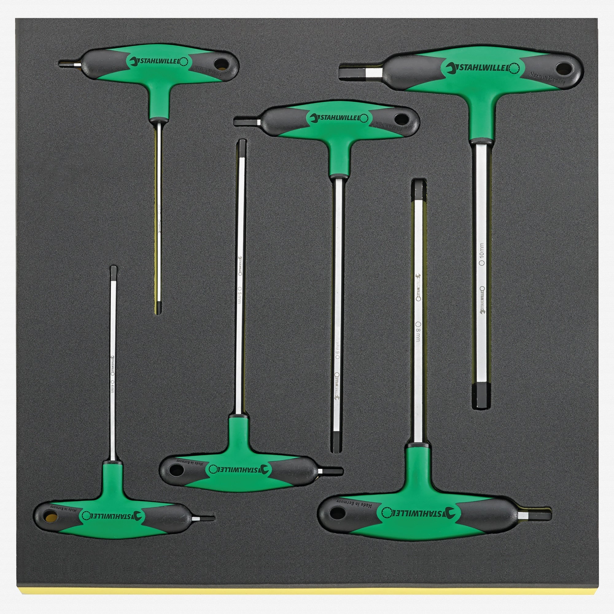 Stahlwille TCS 10768-2K/6 Metric Hex T-handles in TCS Inlay - ST96838753 - KC Tool