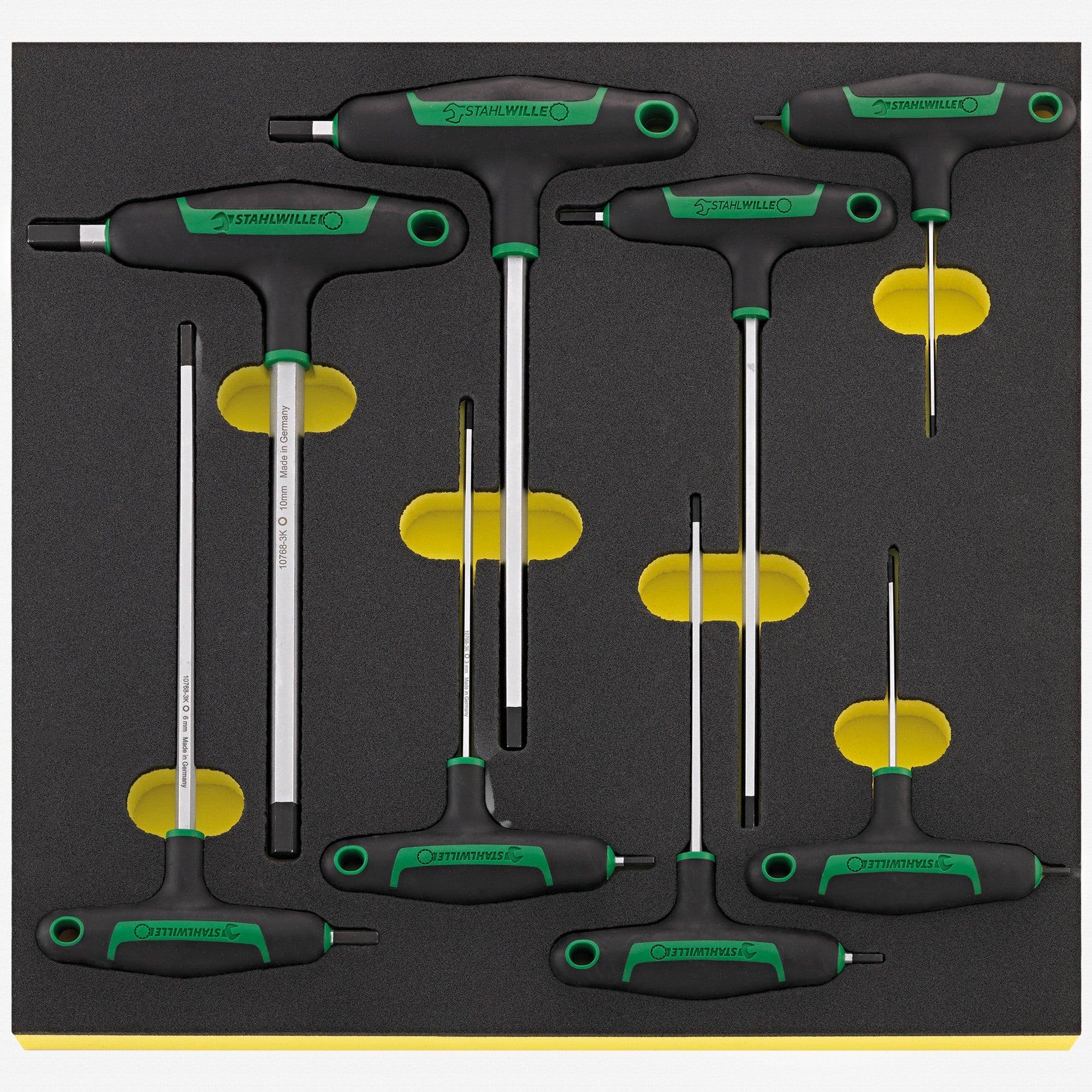 Stahlwille TCS 10768/8 Metric Hex T-handles in TCS Inlay - ST96838786 - KC Tool