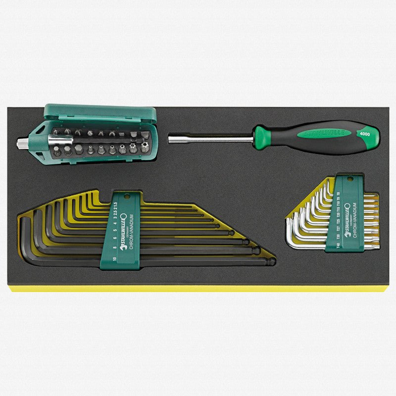 Stahlwille TCS 1201/4000/10766/38 Metric L - keys and Bit Set in TCS Inlay - ST96838768 - KC Tool
