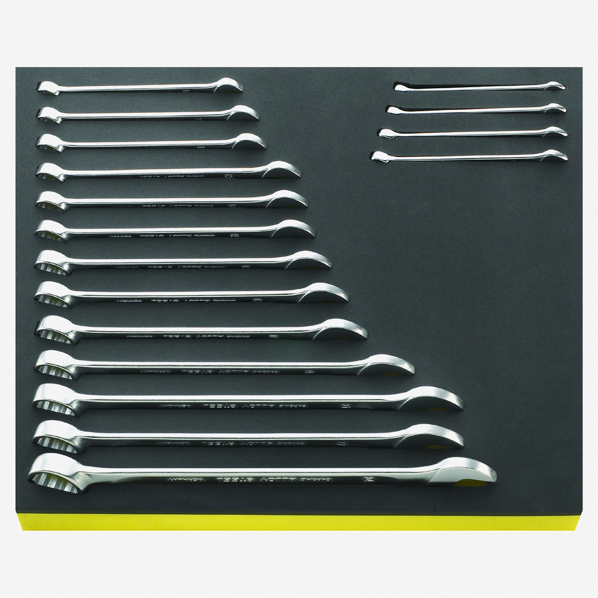 Stahlwille TCS 13/17 Metric Combination Wrench Set, 6-24 mm, 17 Pieces in TCS Inlay - ST96830164 - KC Tool