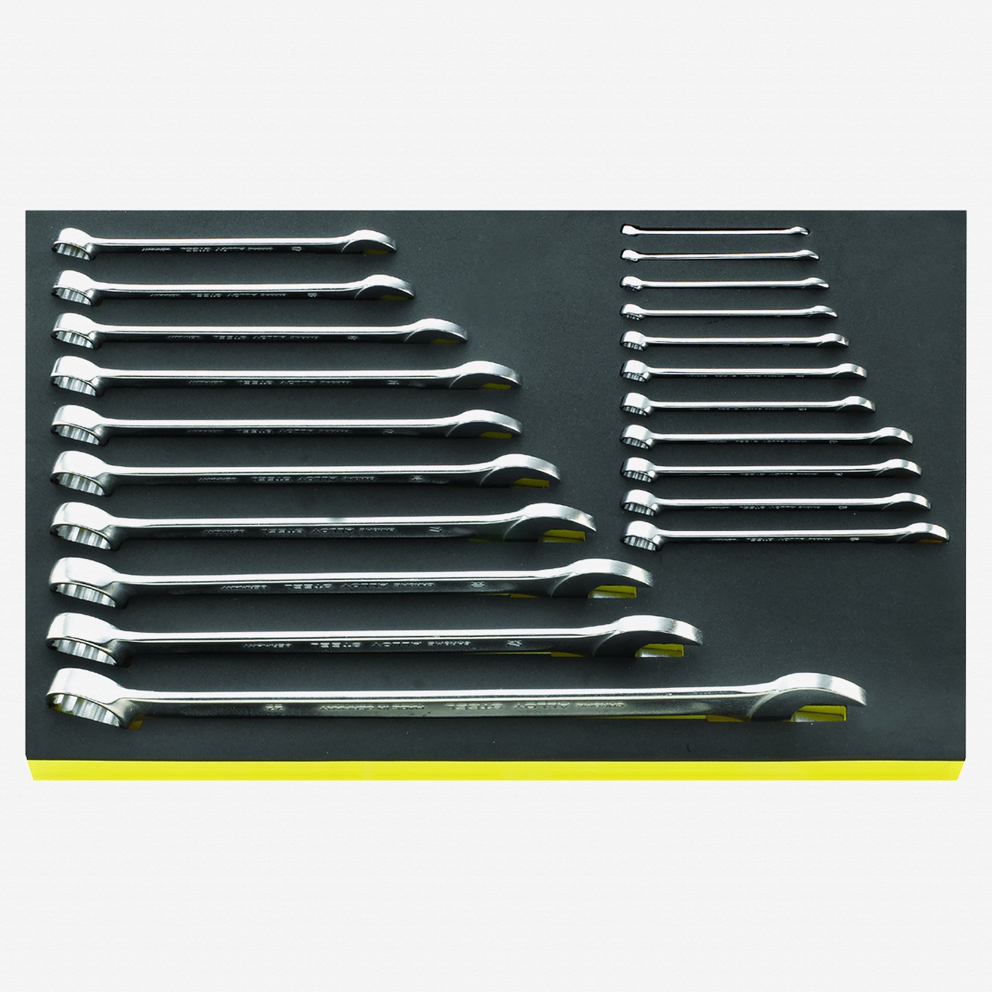 Stahlwille TCS 13/21 Metric Combination Wrench Set, 6 - 34 mm, 21 PIeces in TCS Inlay - ST96830174 - KC Tool
