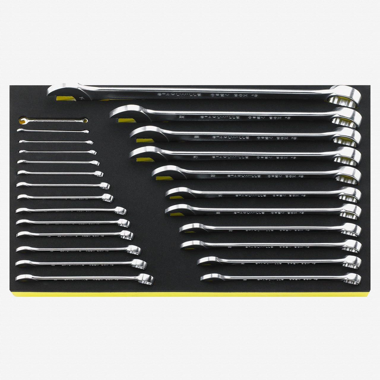 Stahlwille TCS 13/25 Metric Combination Wrench Set, 5.5 - 34 mm, 25 Pieces in TCS Inlay - ST96832096 - KC Tool