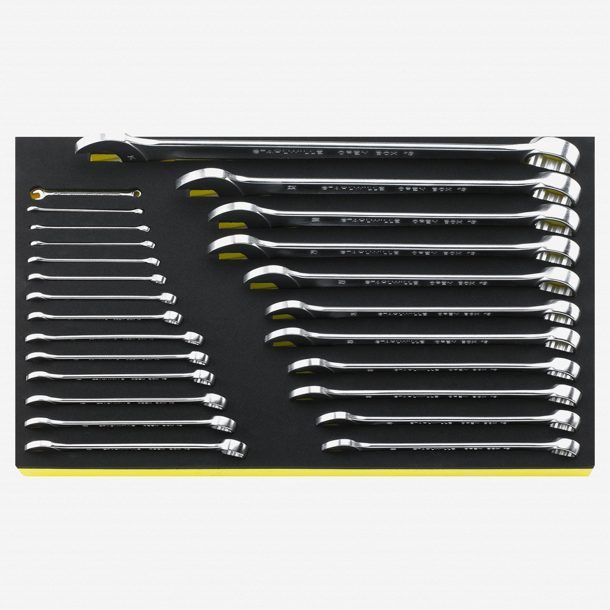 Stahlwille TCS 13/25 Metric Combination Wrench Set, 5.5-34 mm, 25 Pieces in TCS Inlay - ST96832096 - KC Tool