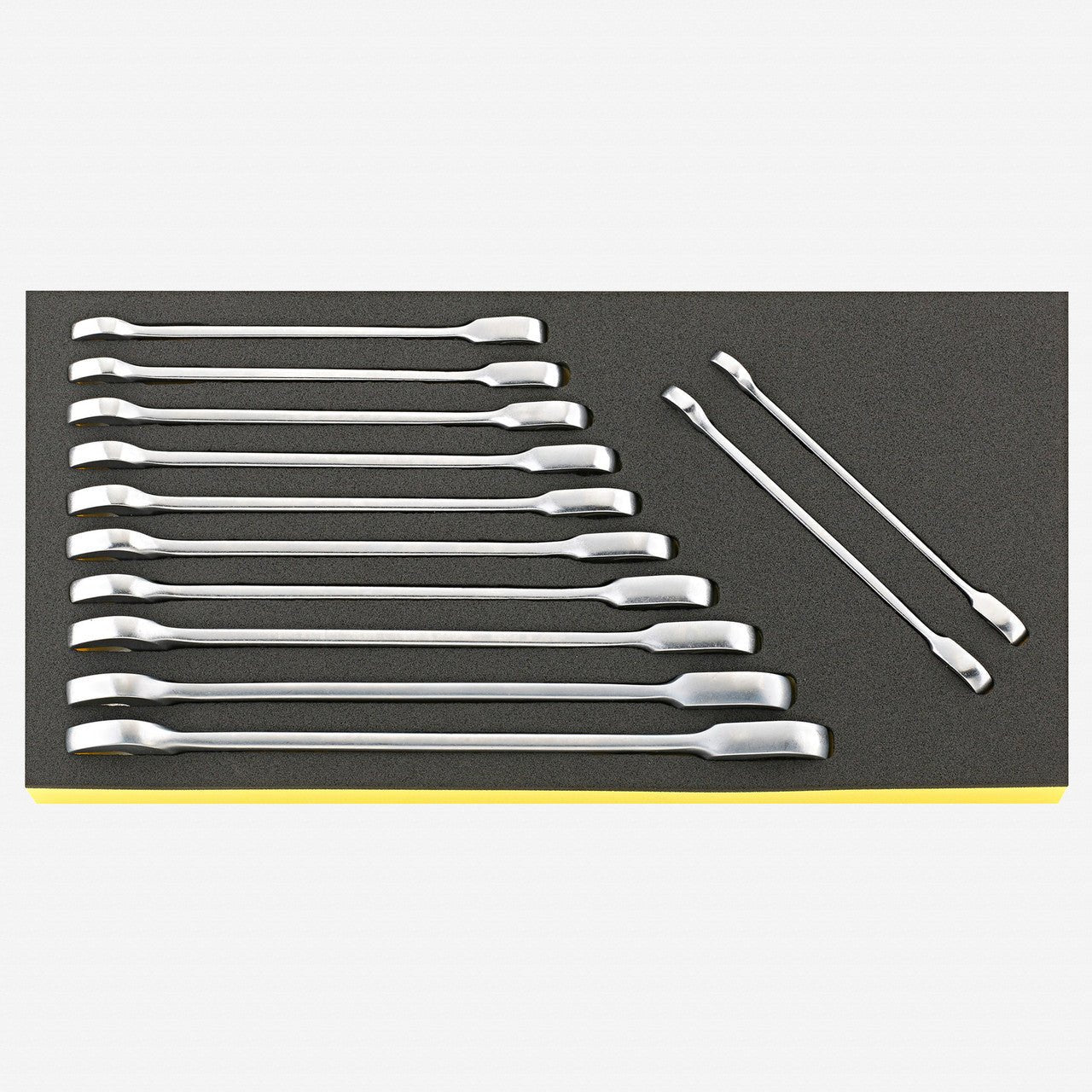 Stahlwille TCS 17F/12 OPEN RATCH Metric Ratcheting Combination Wrench Set,12 Pieces, 8 - 19 mm - ST96830651 - KC Tool