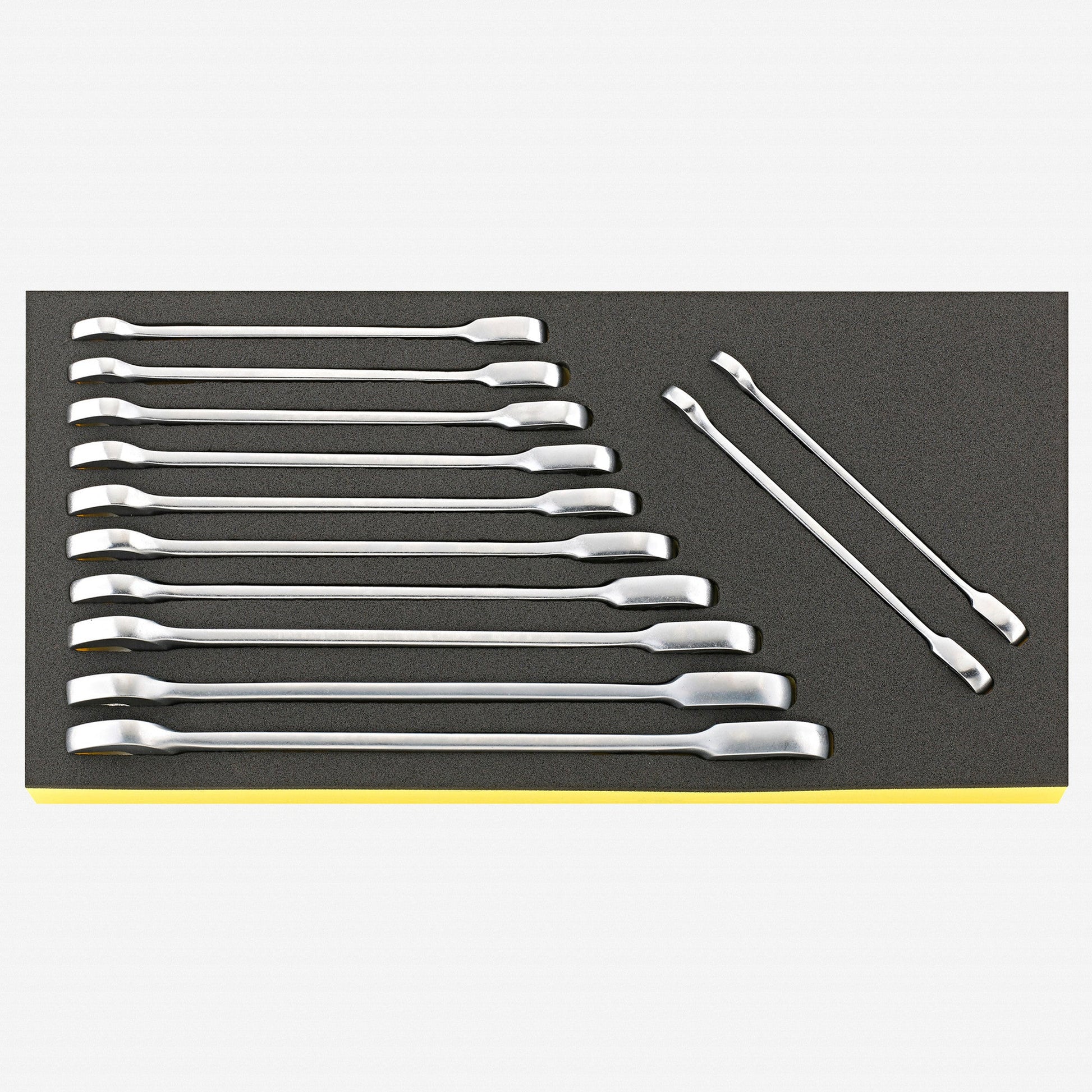 Stahlwille TCS 17F/12 OPEN RATCH Metric Ratcheting Combination Wrench Set,12 Pieces, 8 - 19 mm - ST96830651 - KC Tool