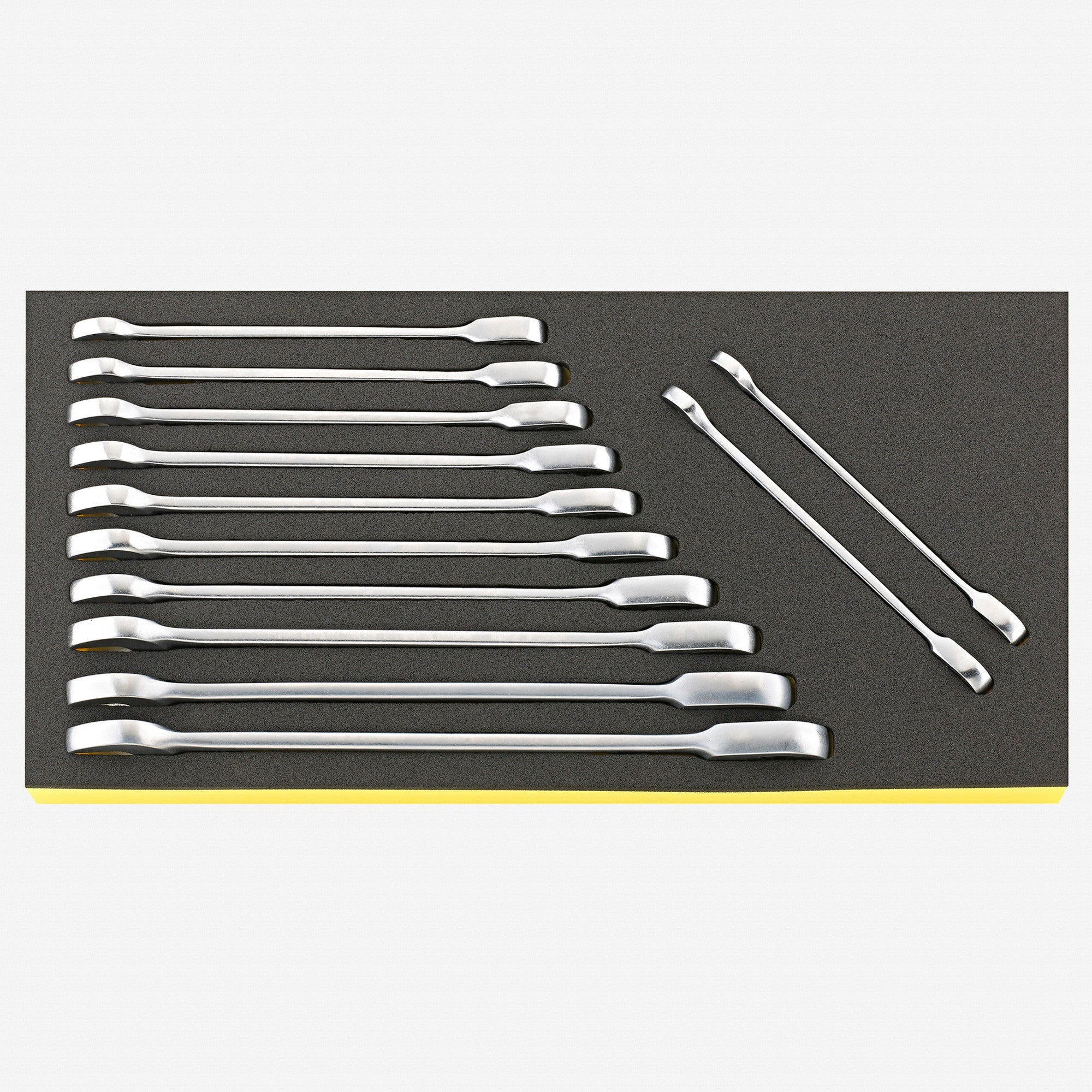Stahlwille TCS 17F/12 OPEN RATCH Metric Ratcheting Combination Wrench Set,12 Pieces, 8 - 19 mm - ST96830651 - KC Tool