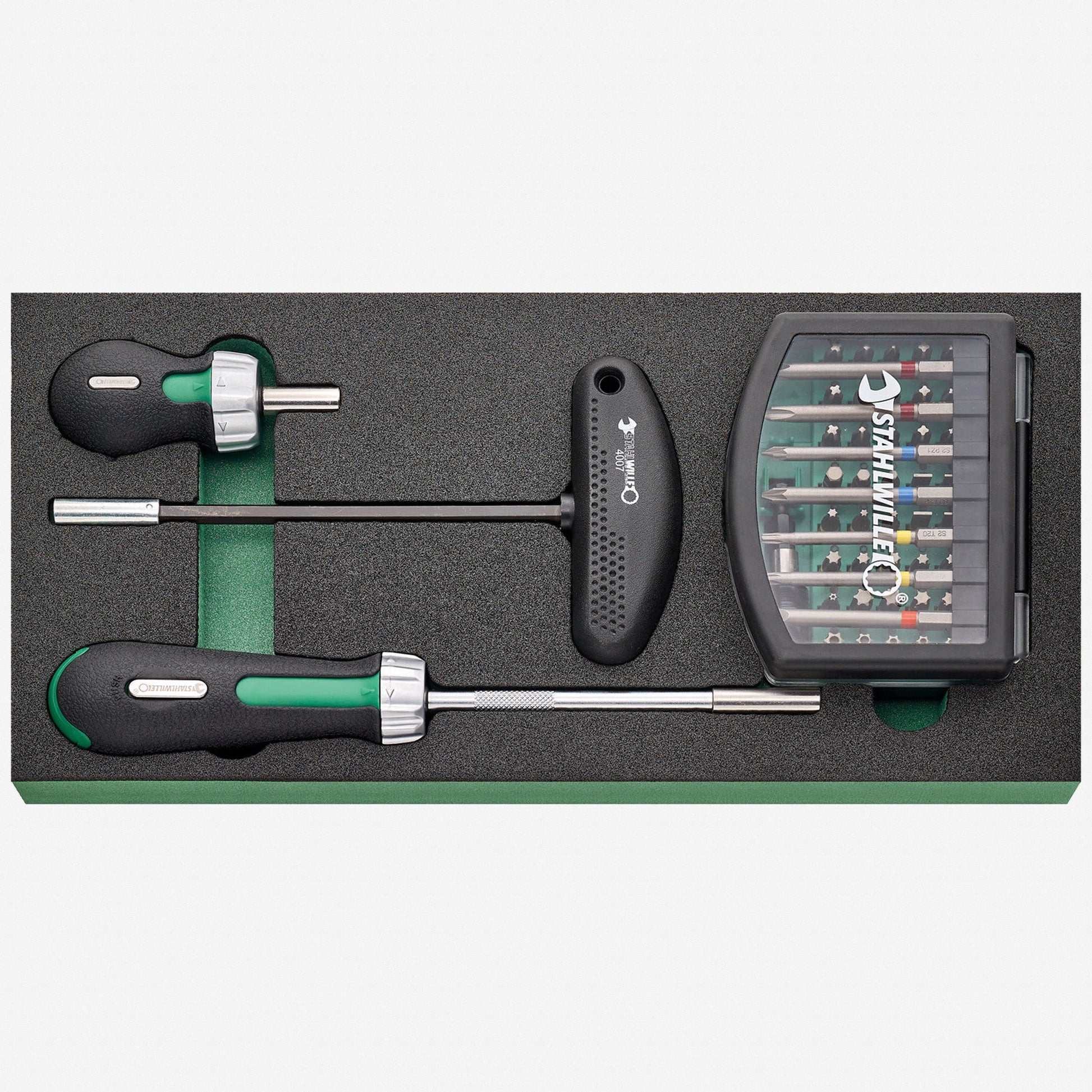 Stahlwille TCS 2 821/59 Bit Driving Set in Foam Inlay, 59 Pieces - ST96830265 - KC Tool