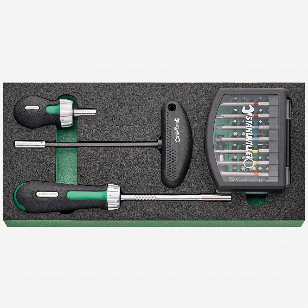 Stahlwille TCS 2 821/59 Bit Driving Set in Foam Inlay, 59 Pieces - ST96830265 - KC Tool