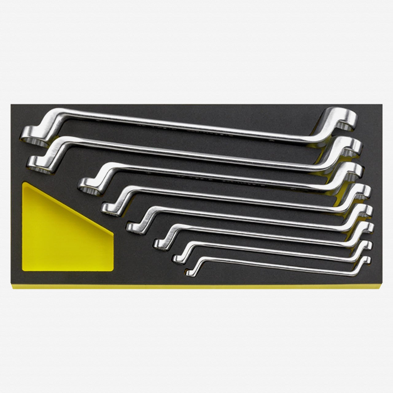Stahlwille TCS 20/8 Metric MF Double Offset Box - end Wrench Set, 6 - 22 mm, 8 Pieces in TCS Inlay - ST96830356 - KC Tool
