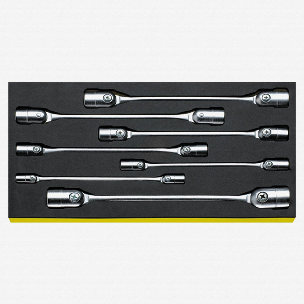 Stahlwille TCS 29/7, 8x9 - 20x22 mm Flexi - joint Wrench Set in TCS Inlay, 7 Pieces - ST96830195 - KC Tool