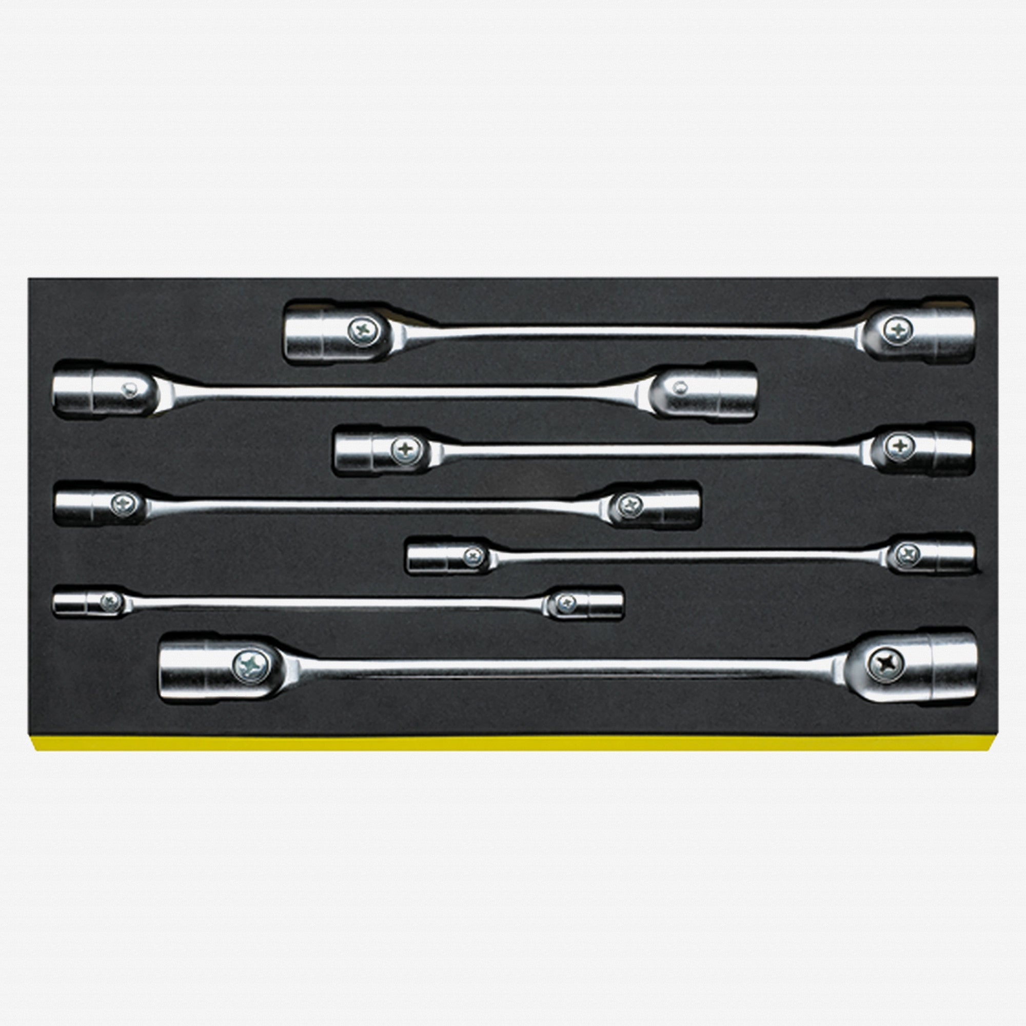 Stahlwille TCS 29/7, 8x9-20x22 mm Flexi-joint Wrench Set in TCS Inlay, 7 Pieces - ST96830195 - KC Tool