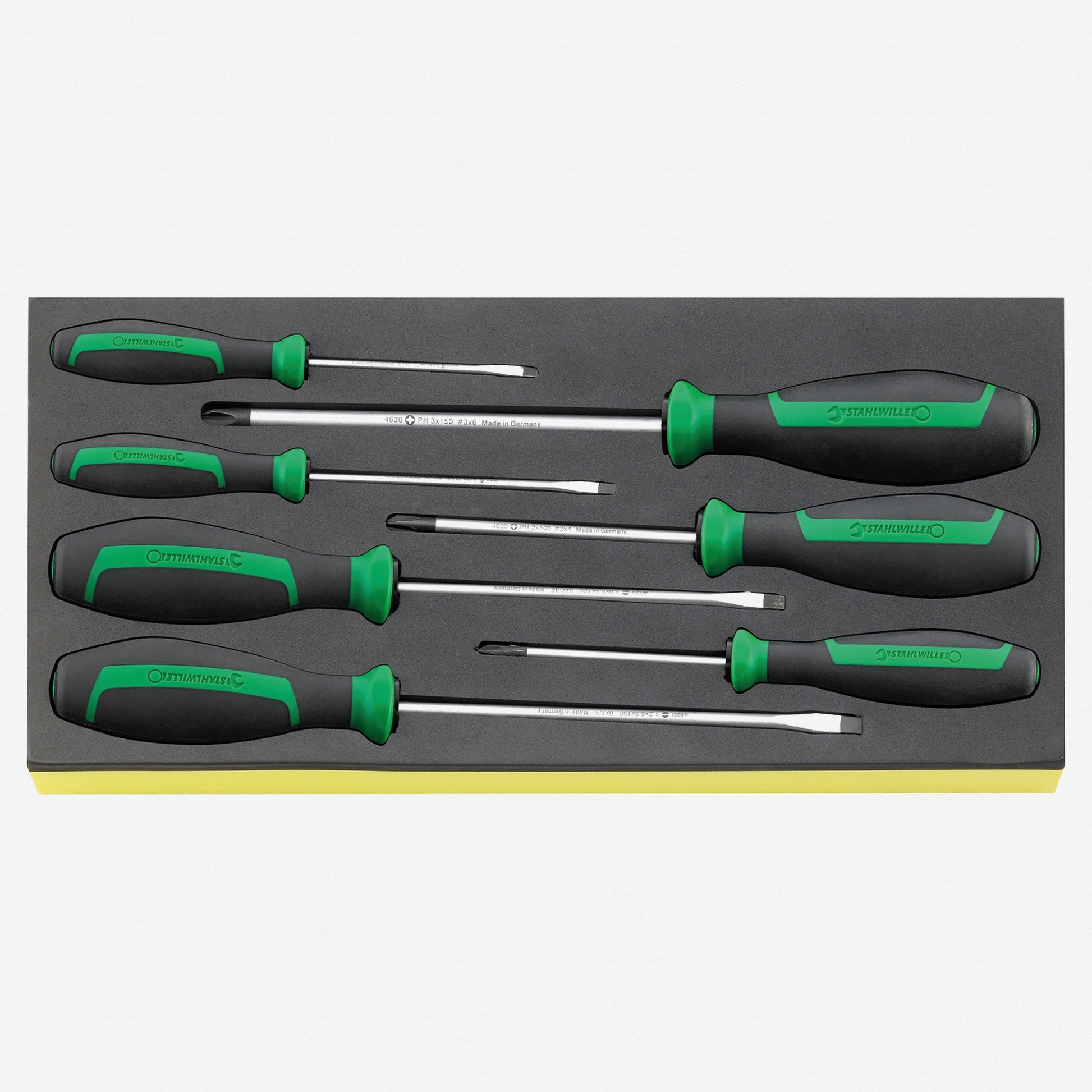 Stahlwille TCS 4620/4630 DRALL+ Slotted and Phillips Screwdrivers in TCS Inlay, 7 Pieces - ST96838278 - KC Tool