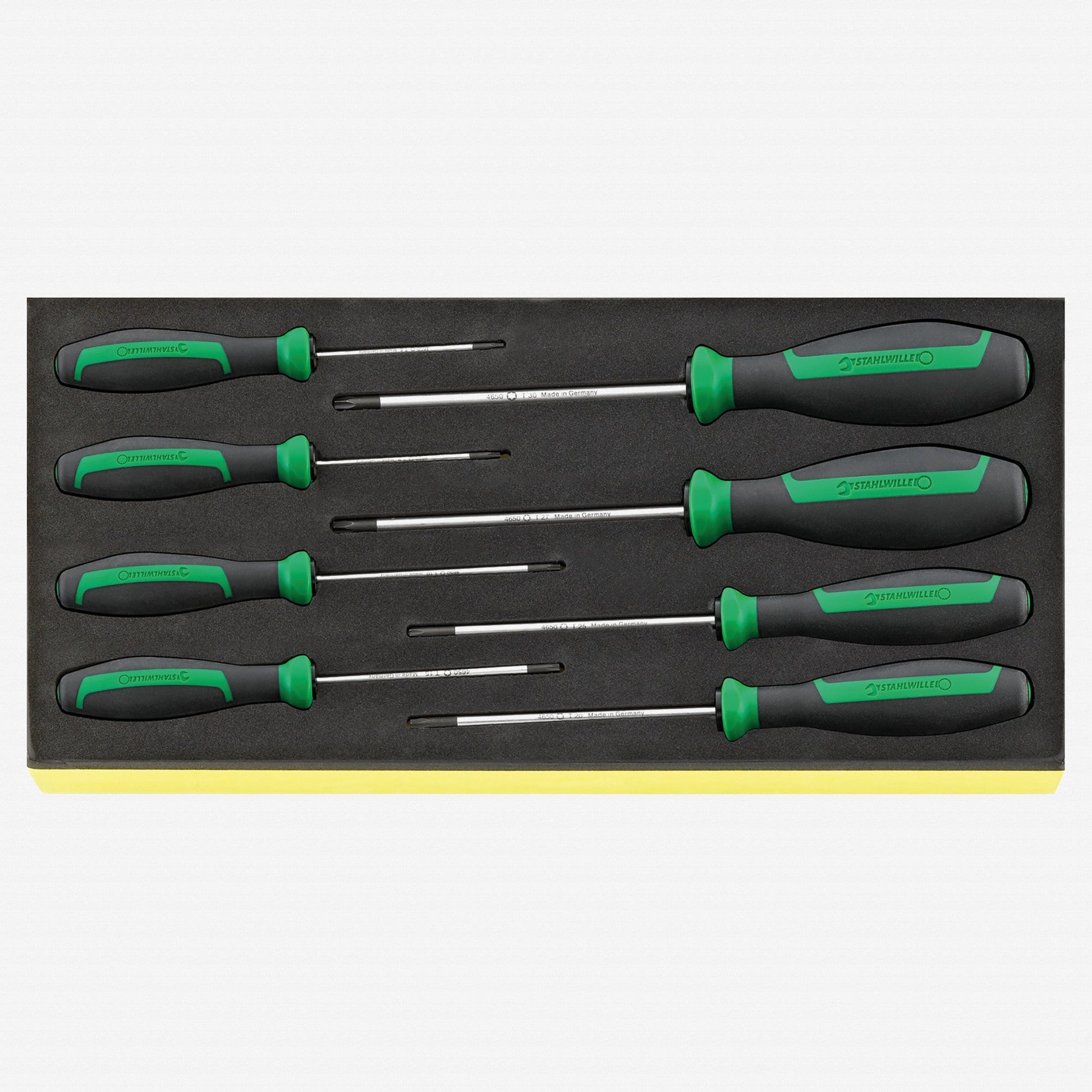 Stahlwille TCS 4650 DRALL+ TORX® Screwdrivers in TCS Inlay, T8 - T30, 8 Pieces - ST96838767 - KC Tool