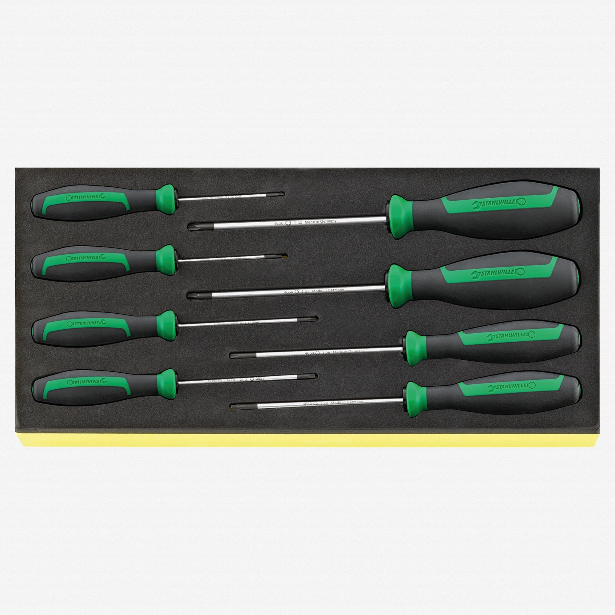 Stahlwille TCS 4650 DRALL+ TORX® Screwdrivers in TCS Inlay, T8 - T30, 8 Pieces - ST96838767 - KC Tool