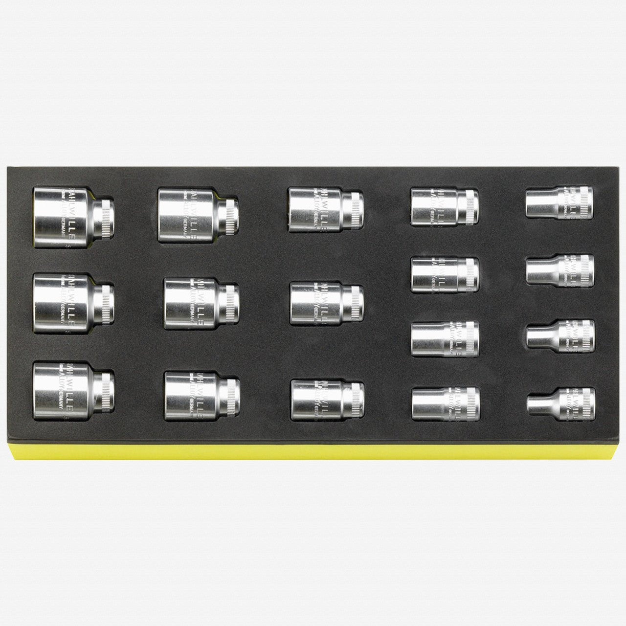 Stahlwille TCS 50a/17 1/2" SAE Sockets in TCS Inlay, 17 Pieces - ST96838780 - KC Tool