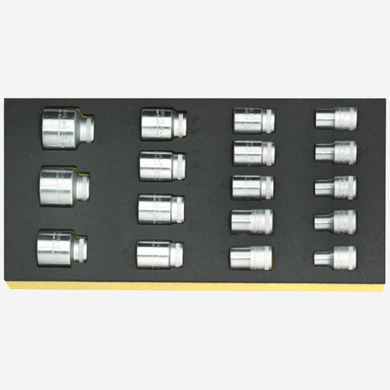 Stahlwille TCS 52/17 1/2" Metric Sockets in TCS Inlay, 17 Pieces - ST96838177 - KC Tool