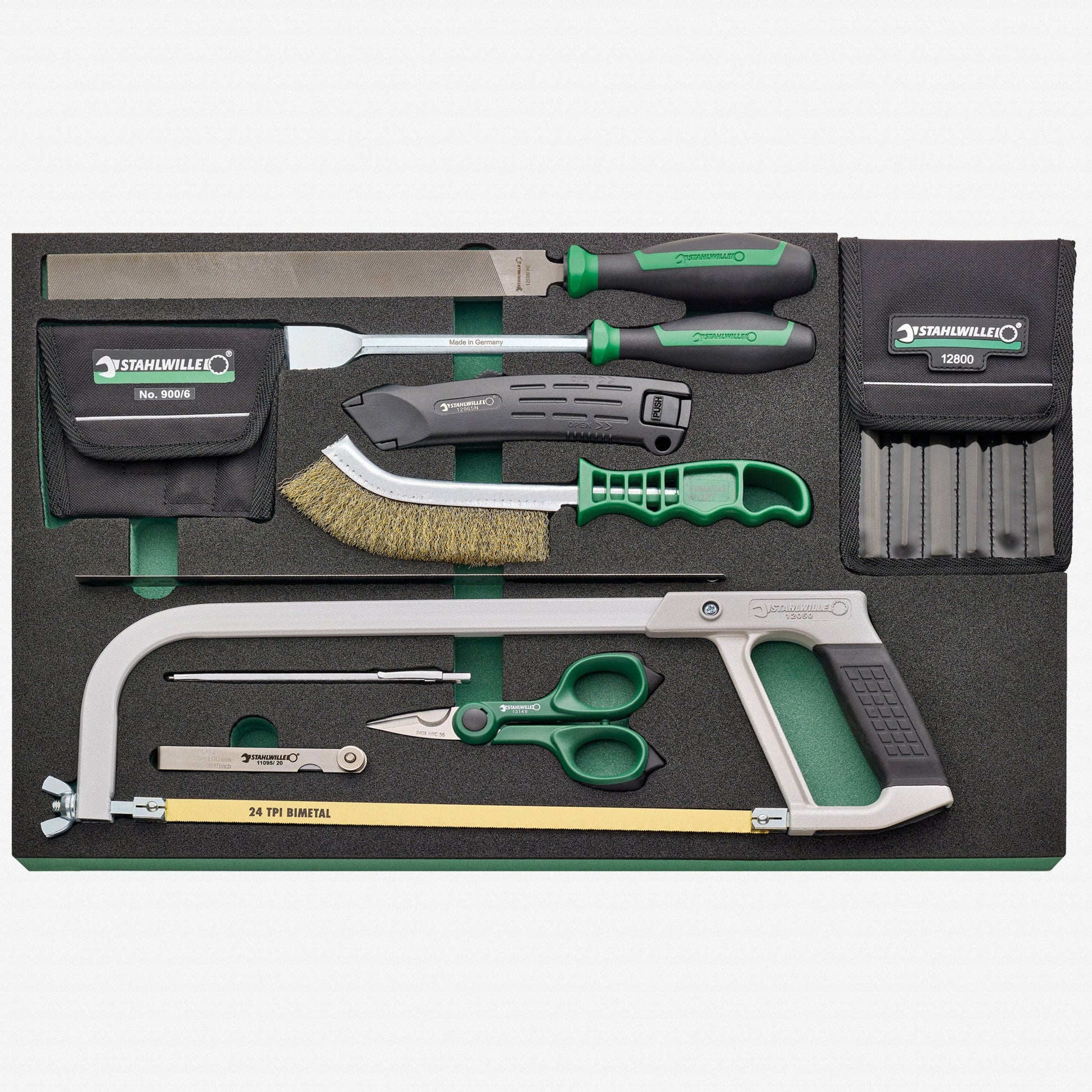 Stahlwille TCS 8 821/21 Metalworking Set in Foam Inlay, 22 Pieces - ST96830271 - KC Tool