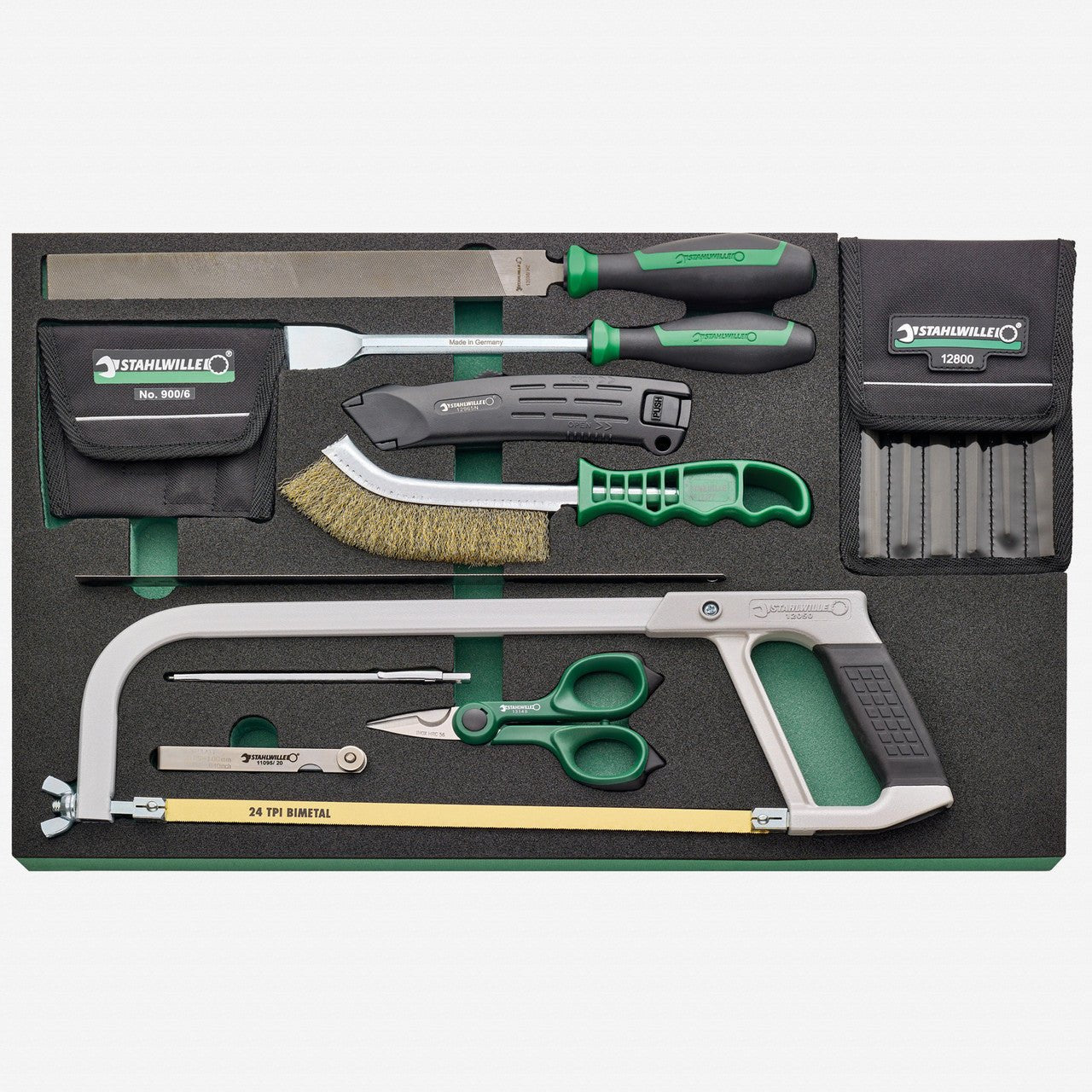 Stahlwille TCS 8 821/21 Metalworking Set in Foam Inlay, 22 Pieces - ST96830271 - KC Tool