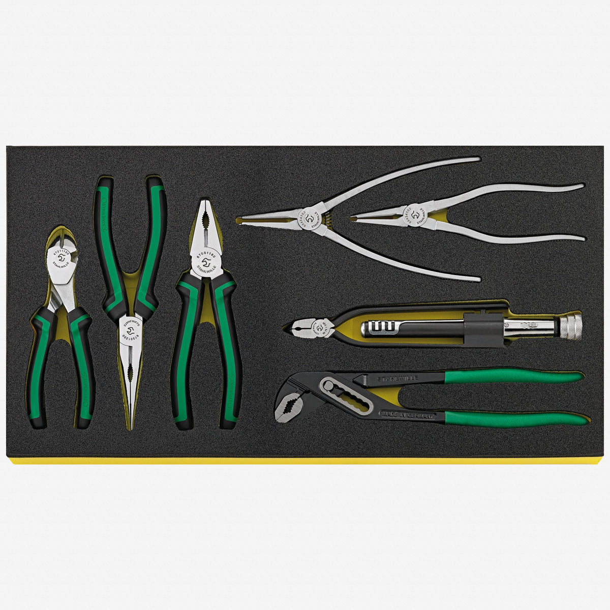Stahlwille TCS WT 6501-6602/7-1 Pliers Set in TCS Inlay, 7 Pieces - ST96830131 - KC Tool