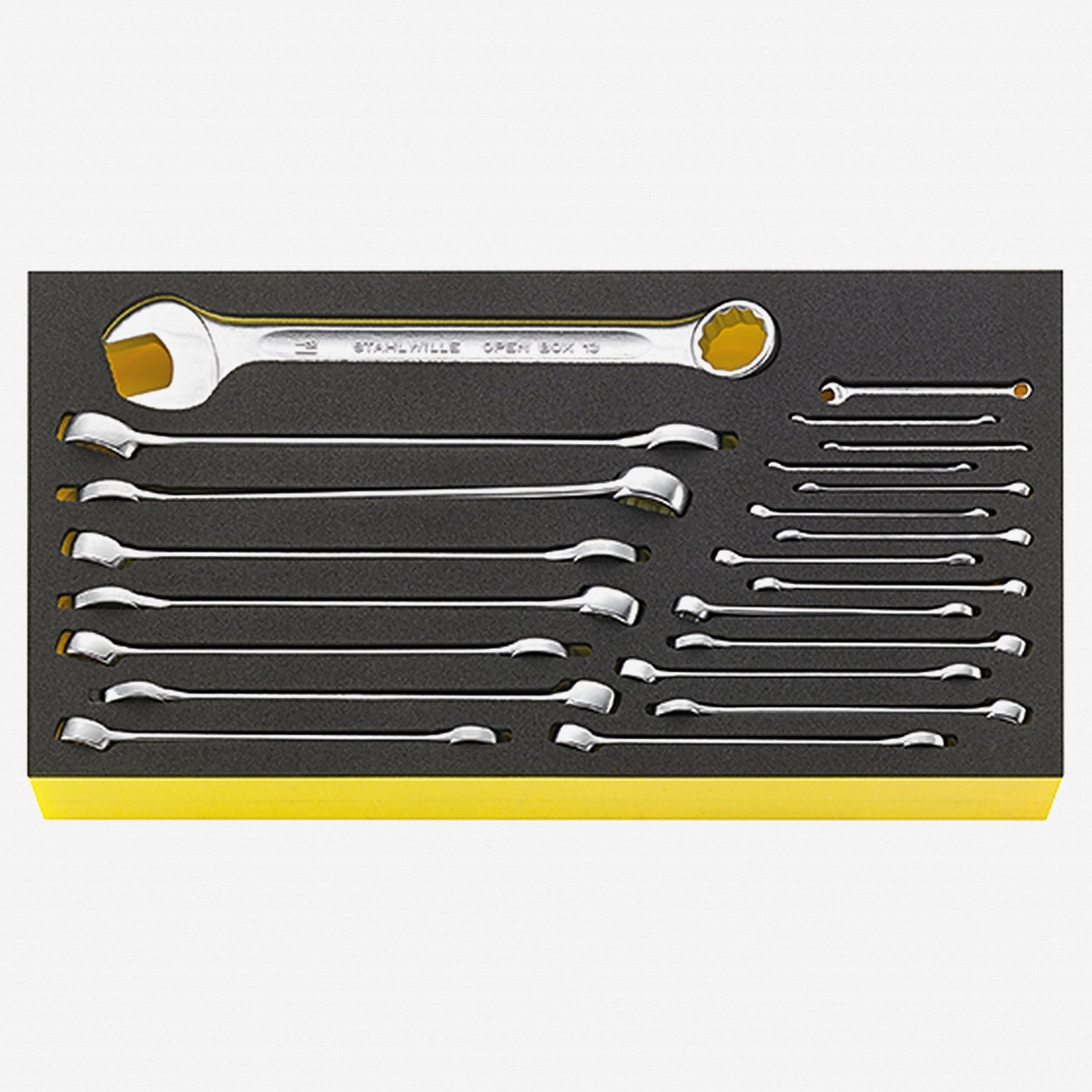 Stahlwille TCS WT OPEN BOX 13a/22 SAE Combination Wrench Set, 3/16" - 1 1/16", 22 Pieces - ST96830125 - KC Tool