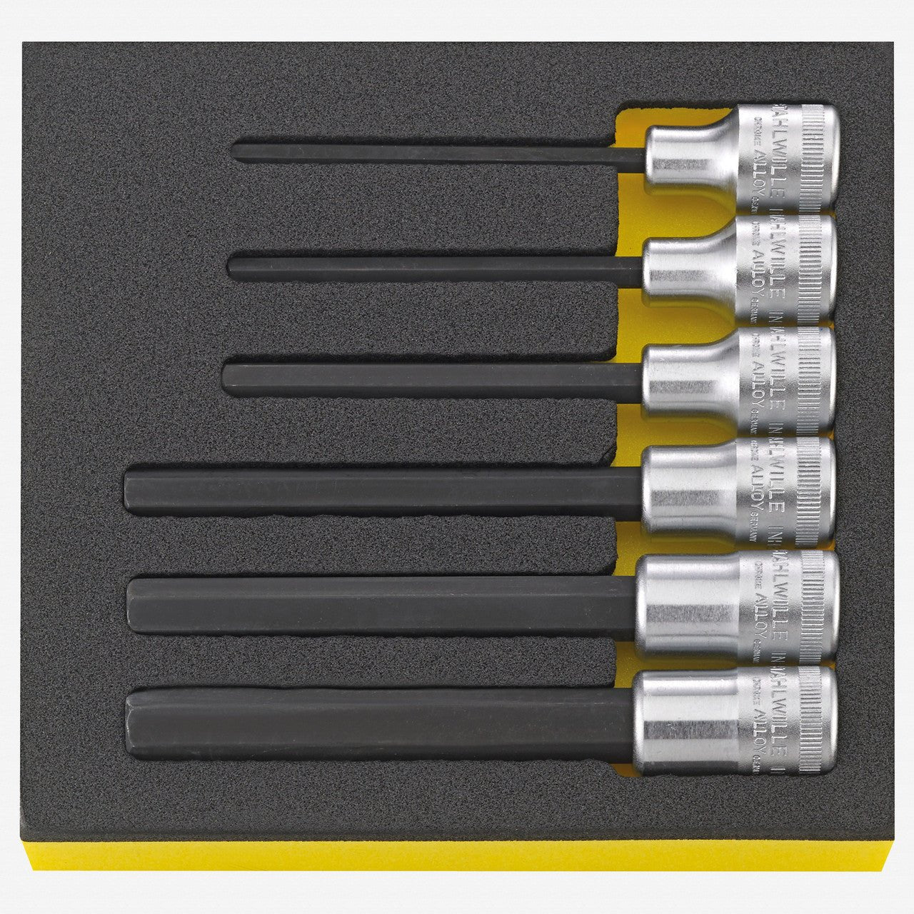 Stahlwille TCS1054/2054 INHEX Internal Hex Socket Set, 1/2" Drive, Metric, 6 Pieces - ST96838117 - KC Tool