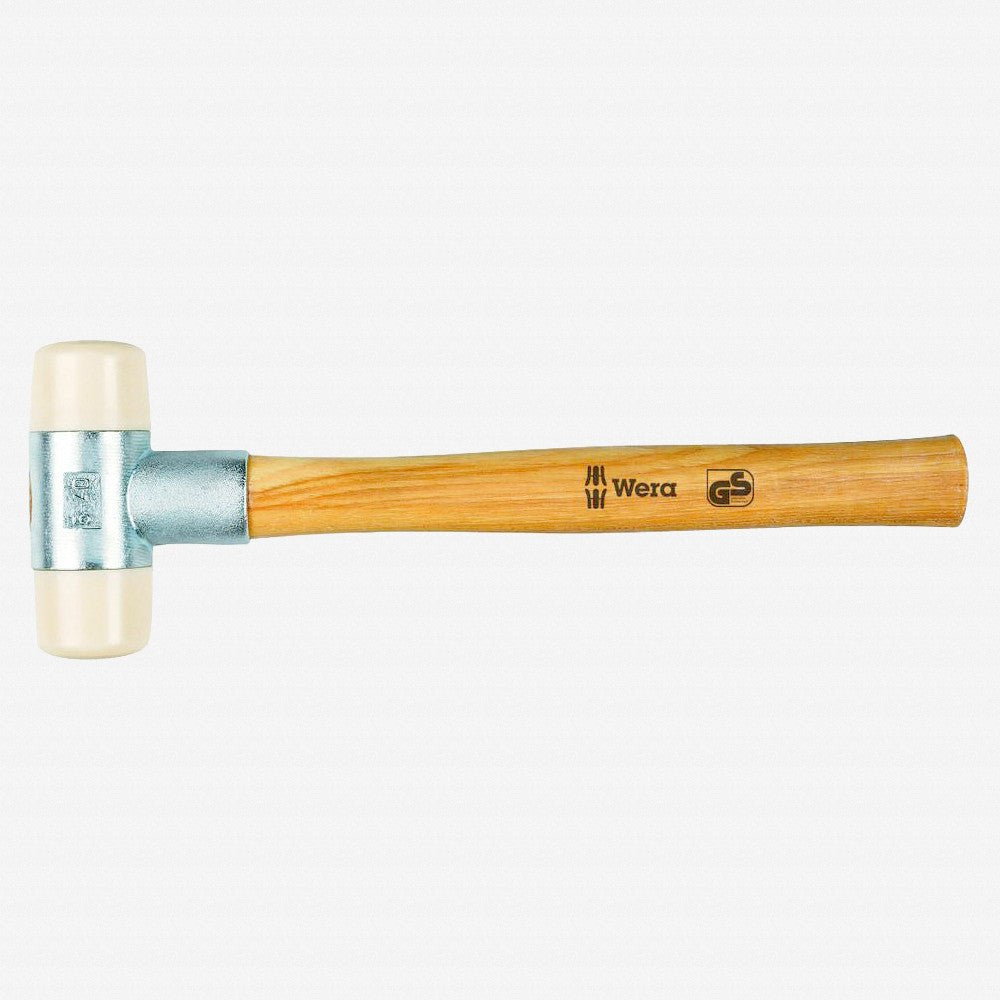 Wera 000330 Soft - faced Hammer with Nylon Head Sections - 6 (50mm) - WR000330 - KC Tool