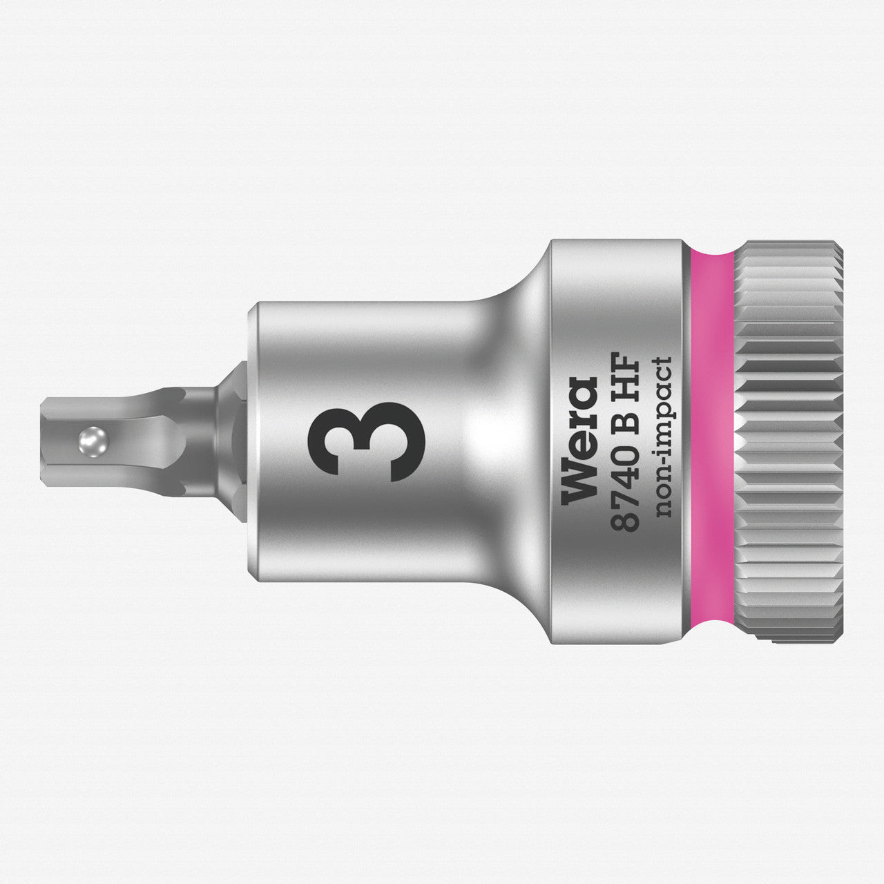Wera 003030 3/8" Drive Zyklop Hex - Plus Bit Socket with Holding Function 3.0 mm - WR003030 - KC Tool