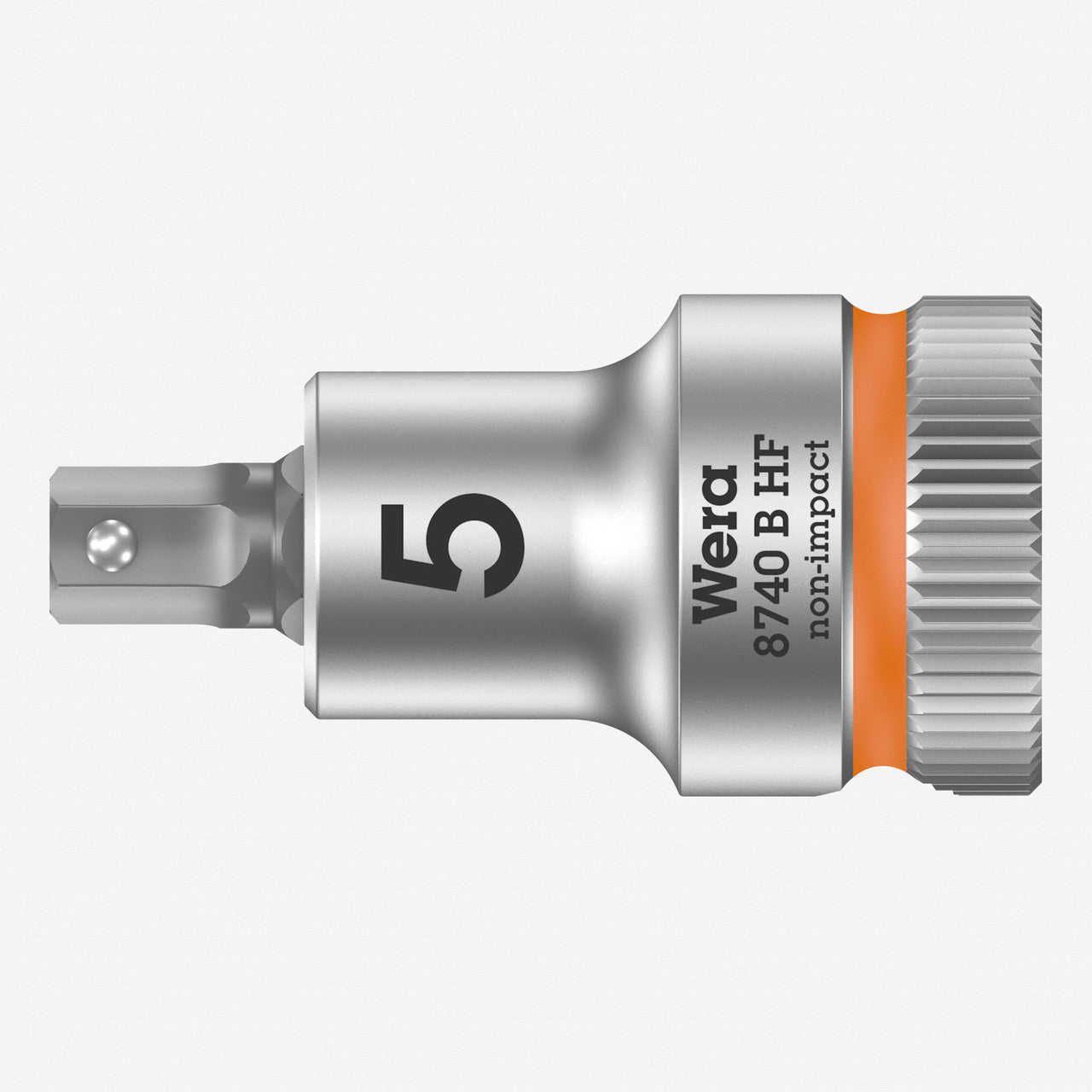Wera 003033 3/8" Drive Zyklop Hex - Plus Bit Socket with Holding Function 5.0 mm - WR003033 - KC Tool