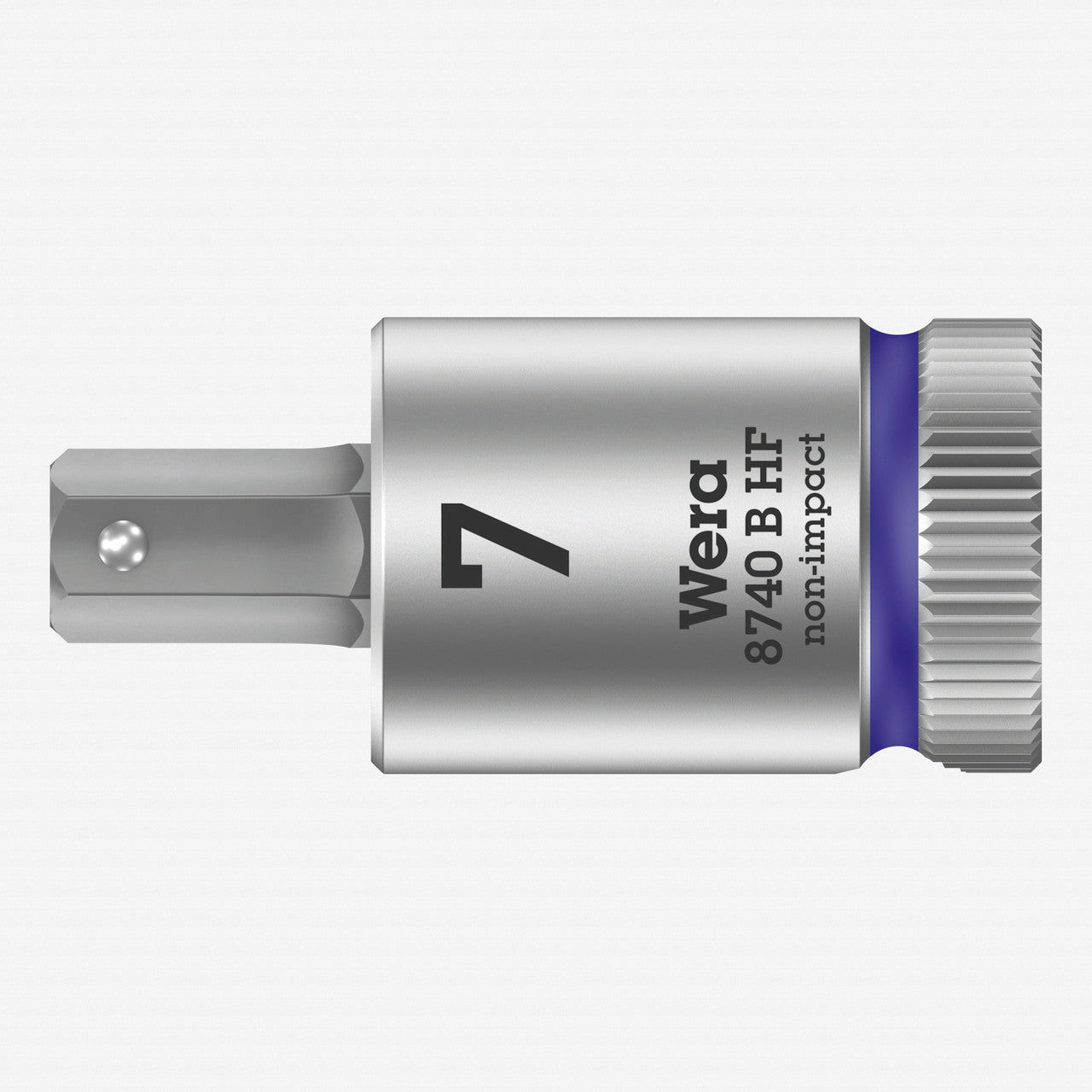 Wera 003037 3/8" Drive Zyklop Hex - Plus Bit Socket with Holding Function 7.0 mm - WR003037 - KC Tool