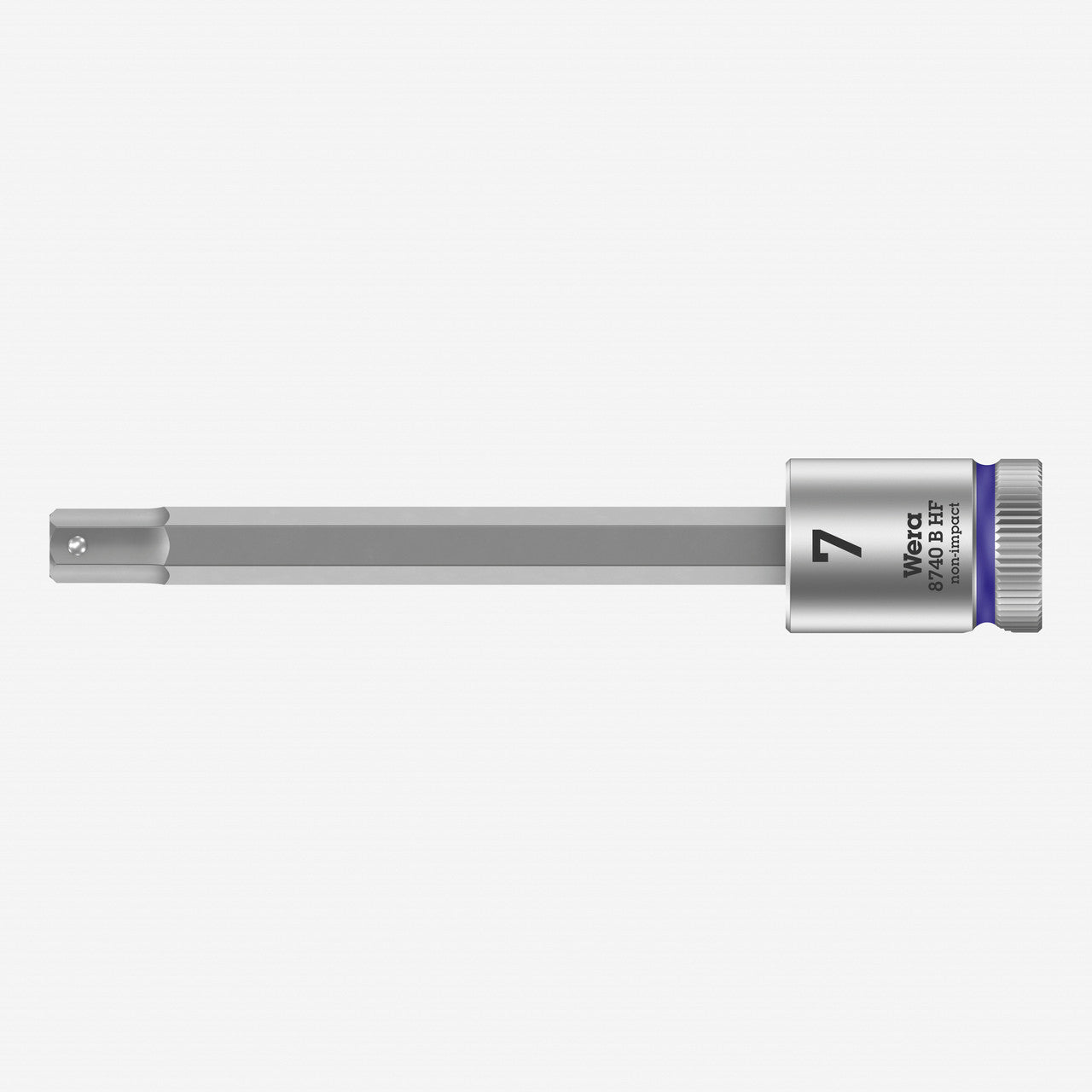 Wera 003038 3/8" Drive Zyklop Hex - Plus Bit Socket with Holding Function 7.0 mm Long - WR003038 - KC Tool