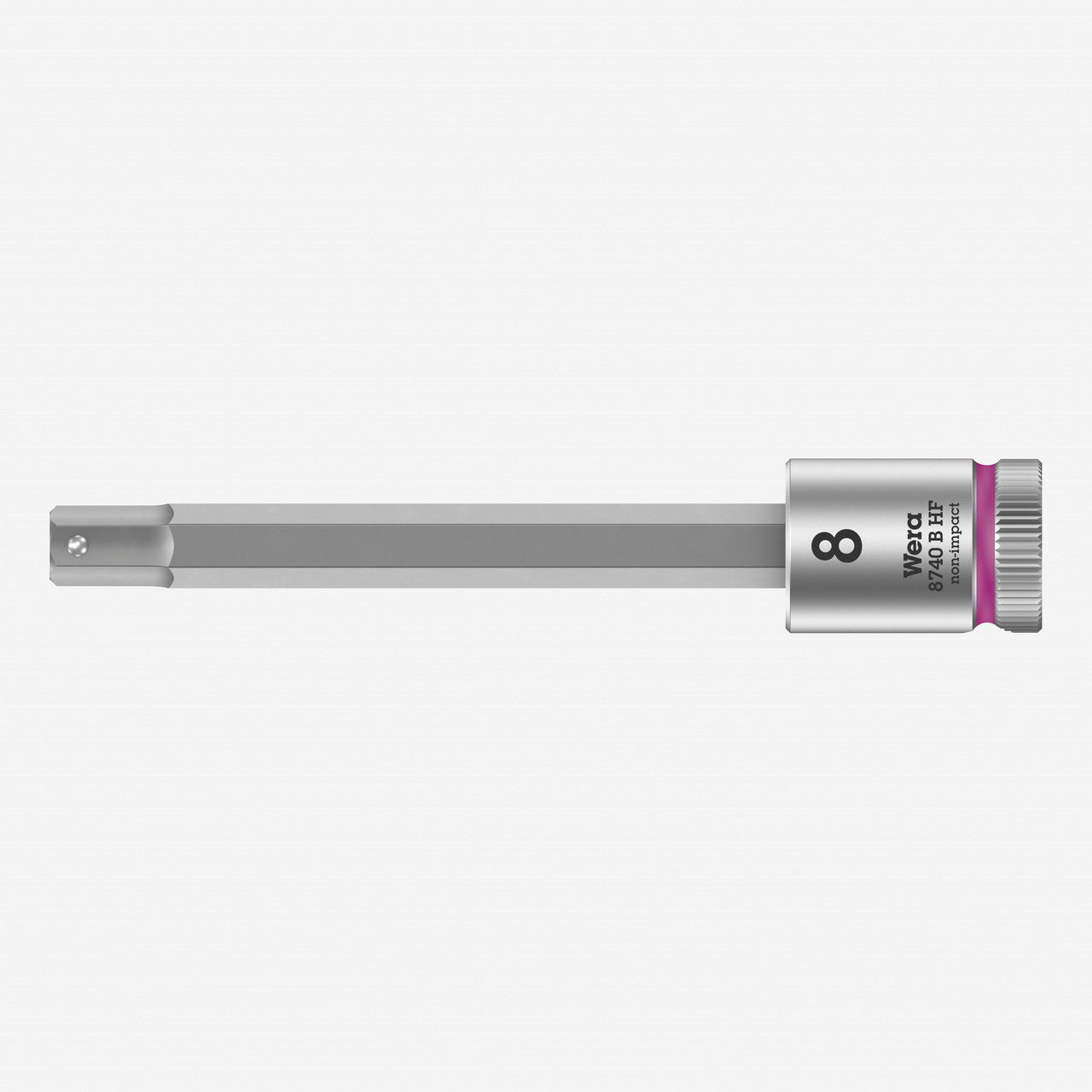 Wera 003040 3/8" Drive Zyklop Hex-Plus Bit Socket with Holding Function 8.0 mm Long - WR003040 - KC Tool