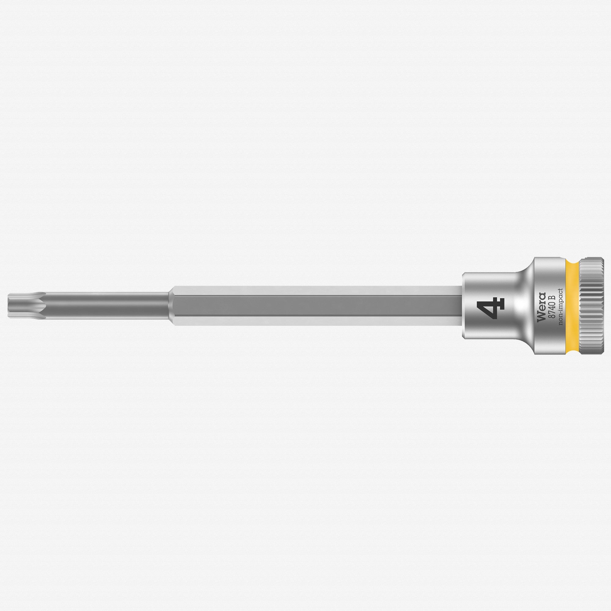 Wera 003050 8740 B Zyklop Hex Bit Socket, 3/8" Drive, 4.0 x 107 mm - WR003050 - KC Tool