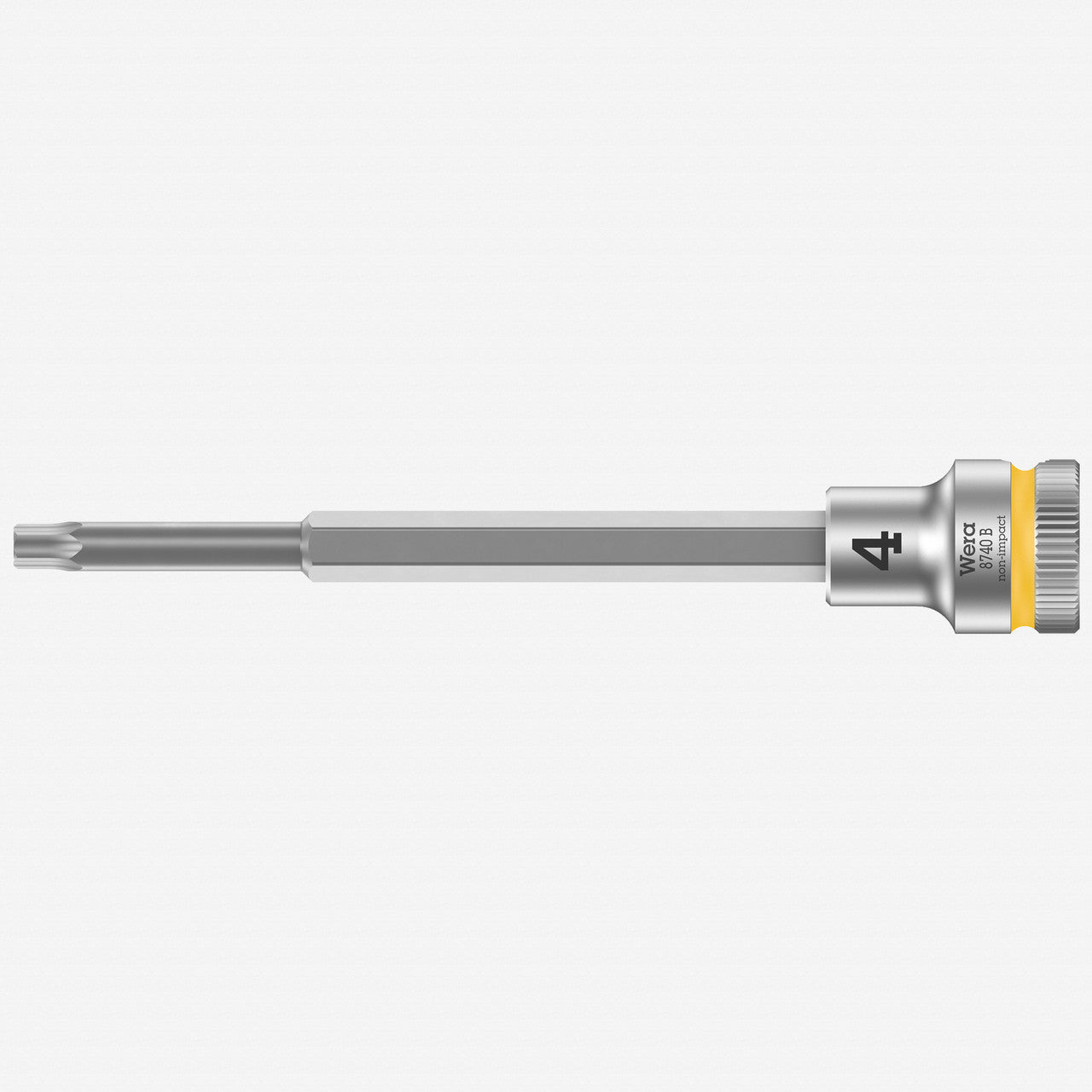 Wera 003050 8740 B Zyklop Hex Bit Socket, 3/8" Drive, 4.0 x 107 mm - WR003050 - KC Tool