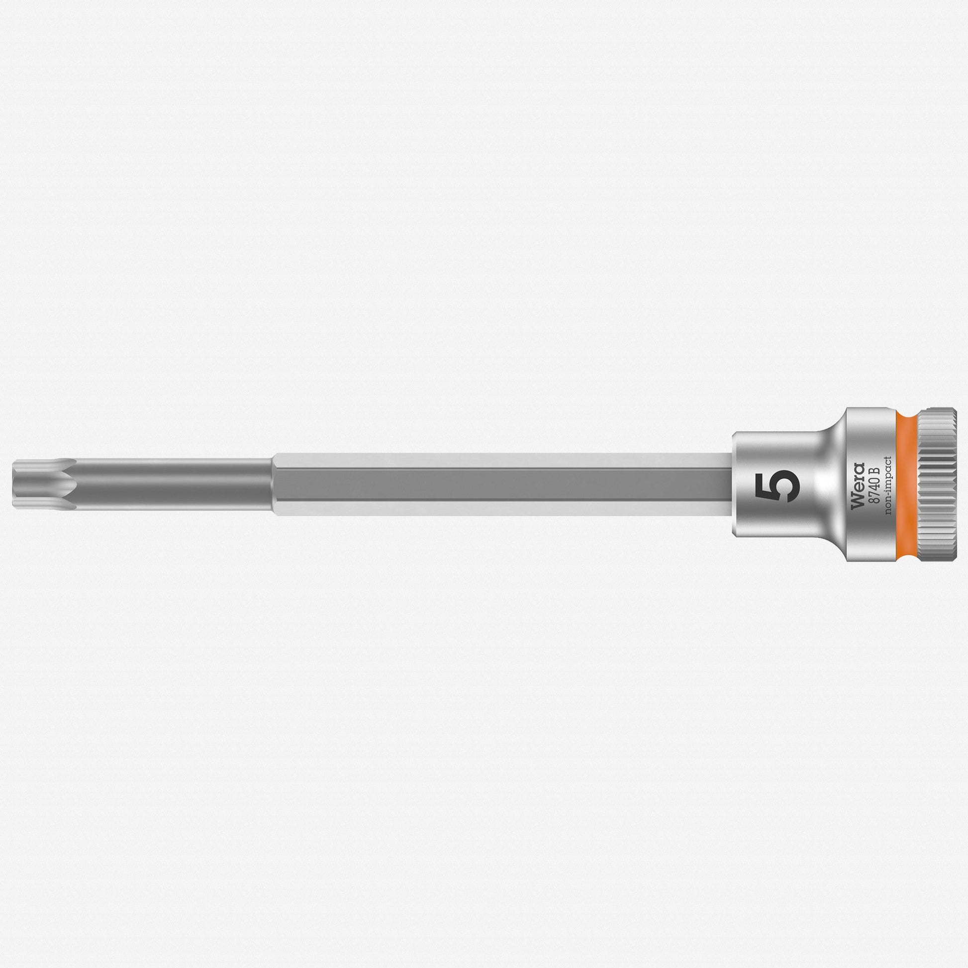 Wera 003051 8740 B Zyklop Hex Bit Socket, 3/8" Drive, 5.0 x 107 mm - WR003051 - KC Tool