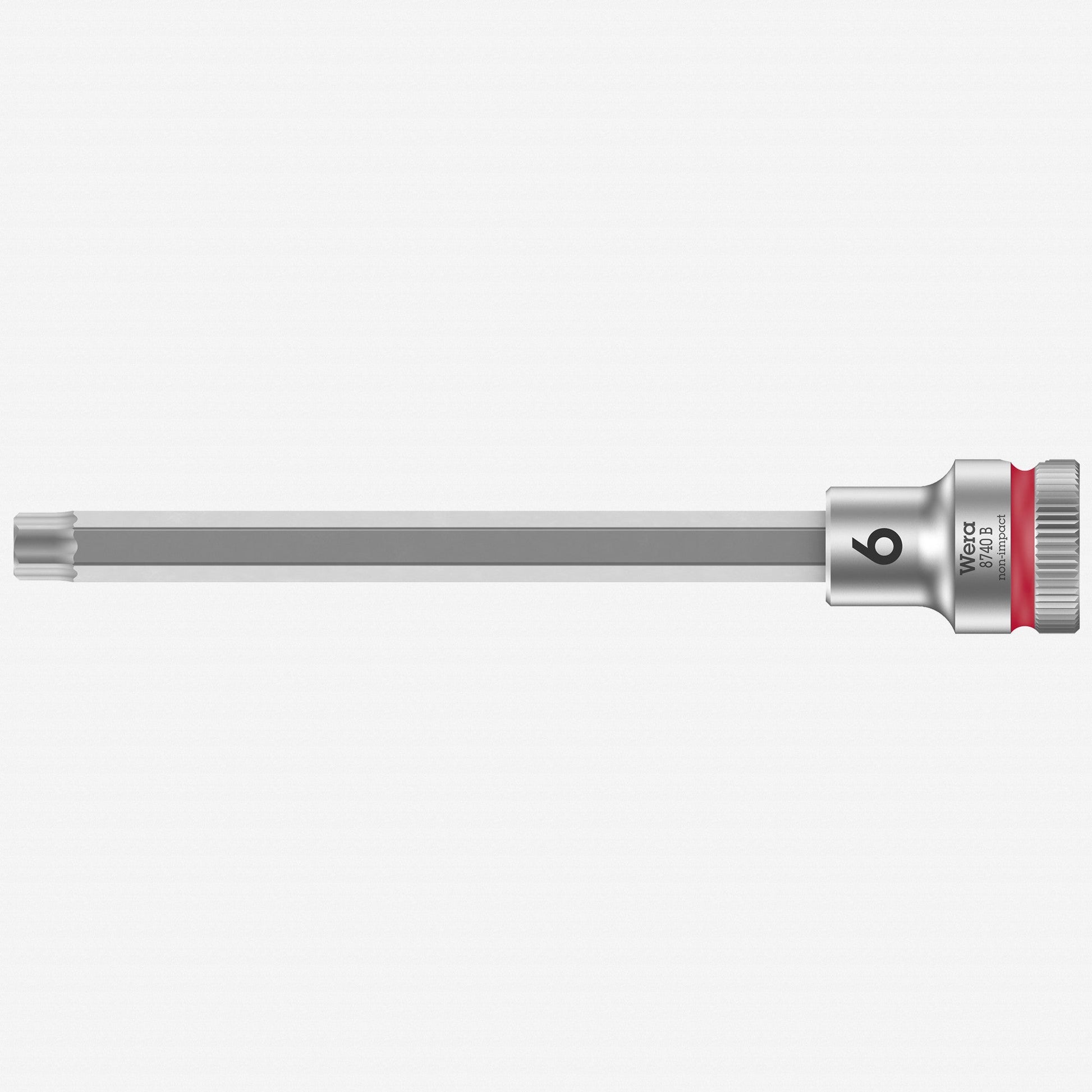 Wera 003052 8740 B Zyklop Hex Bit Socket, 3/8" Drive, 6.0 x 107 mm - WR003052 - KC Tool